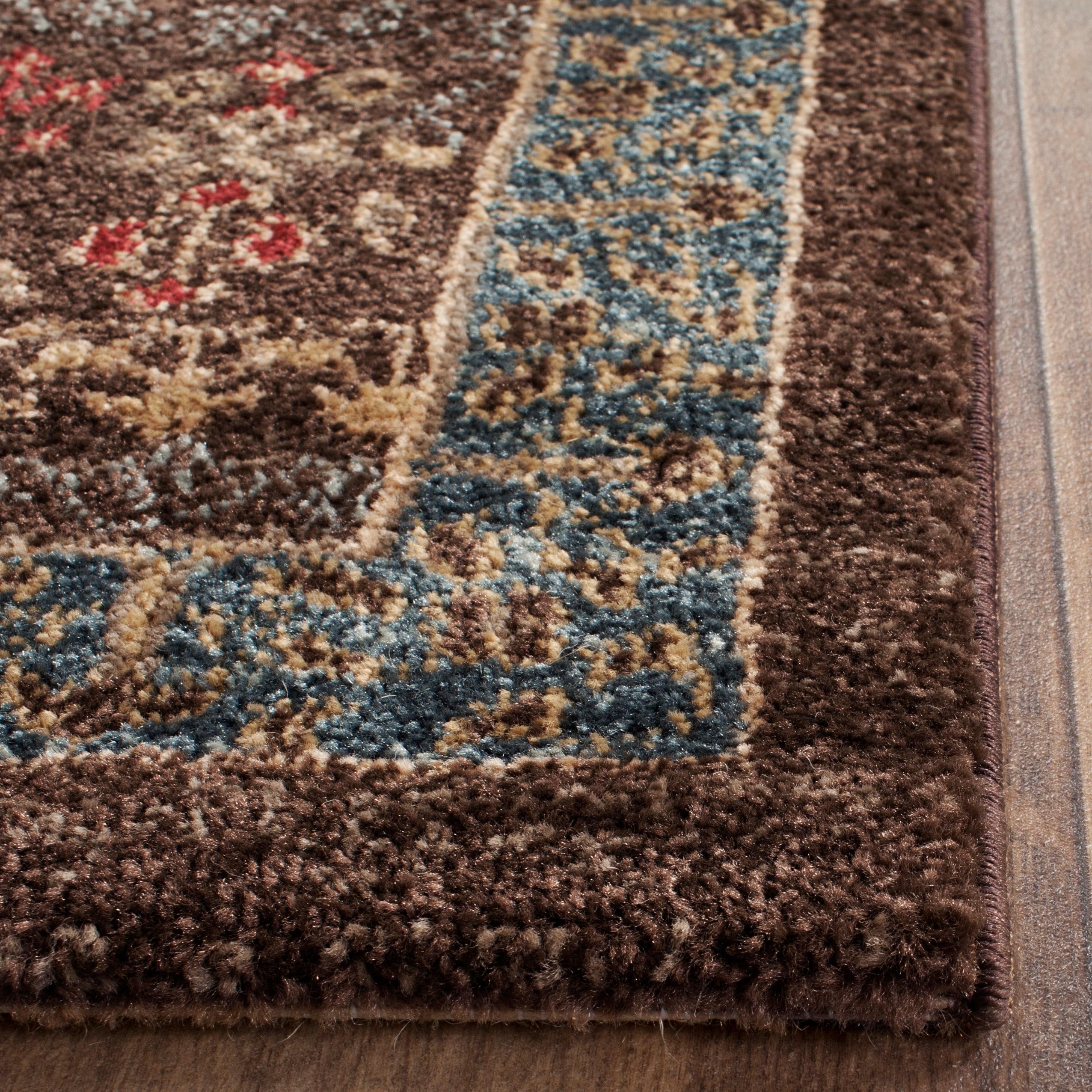 Mahal MAH620 Power Loomed Indoor Runner Rug - Navy/Red - 2'2"x10' - Safavieh.