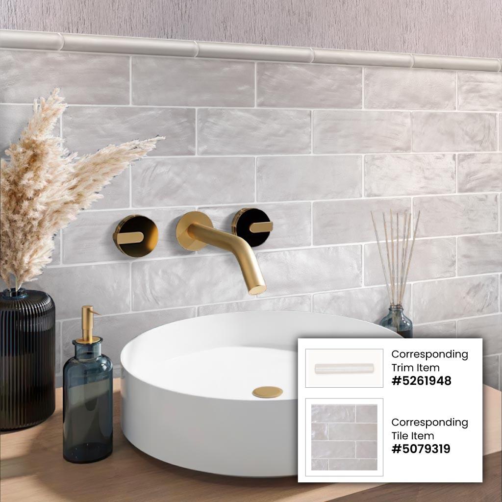 Mallorca 8" x 2.5" Ceramic Subway Tile