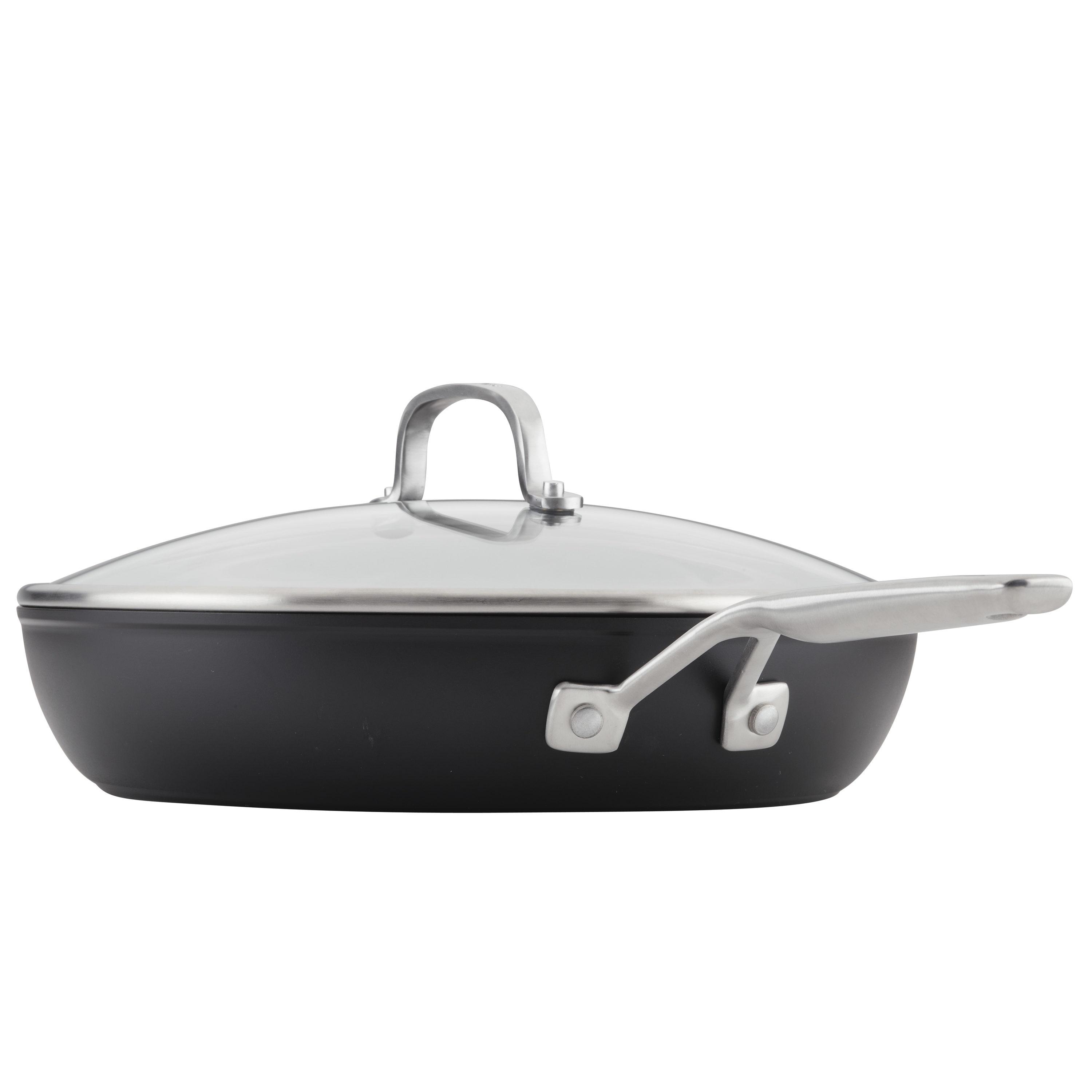 KitchenAid Hard Anodized Induction Nonstick Frying Pan / Skillet with Lid