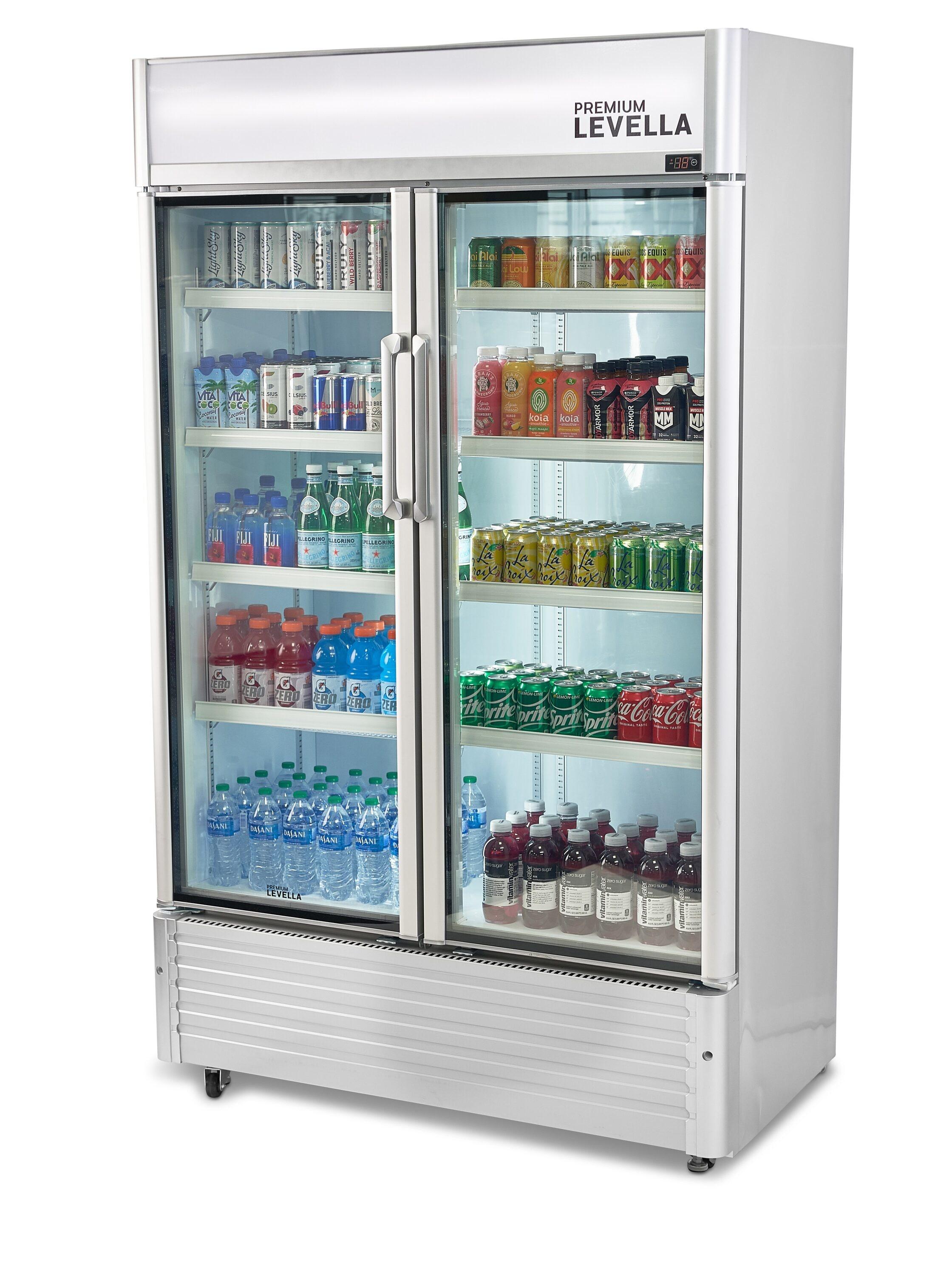 Premium Levella Premium Levella 16 Cubic Feet Merchandising Refrigerator - 35.43''
