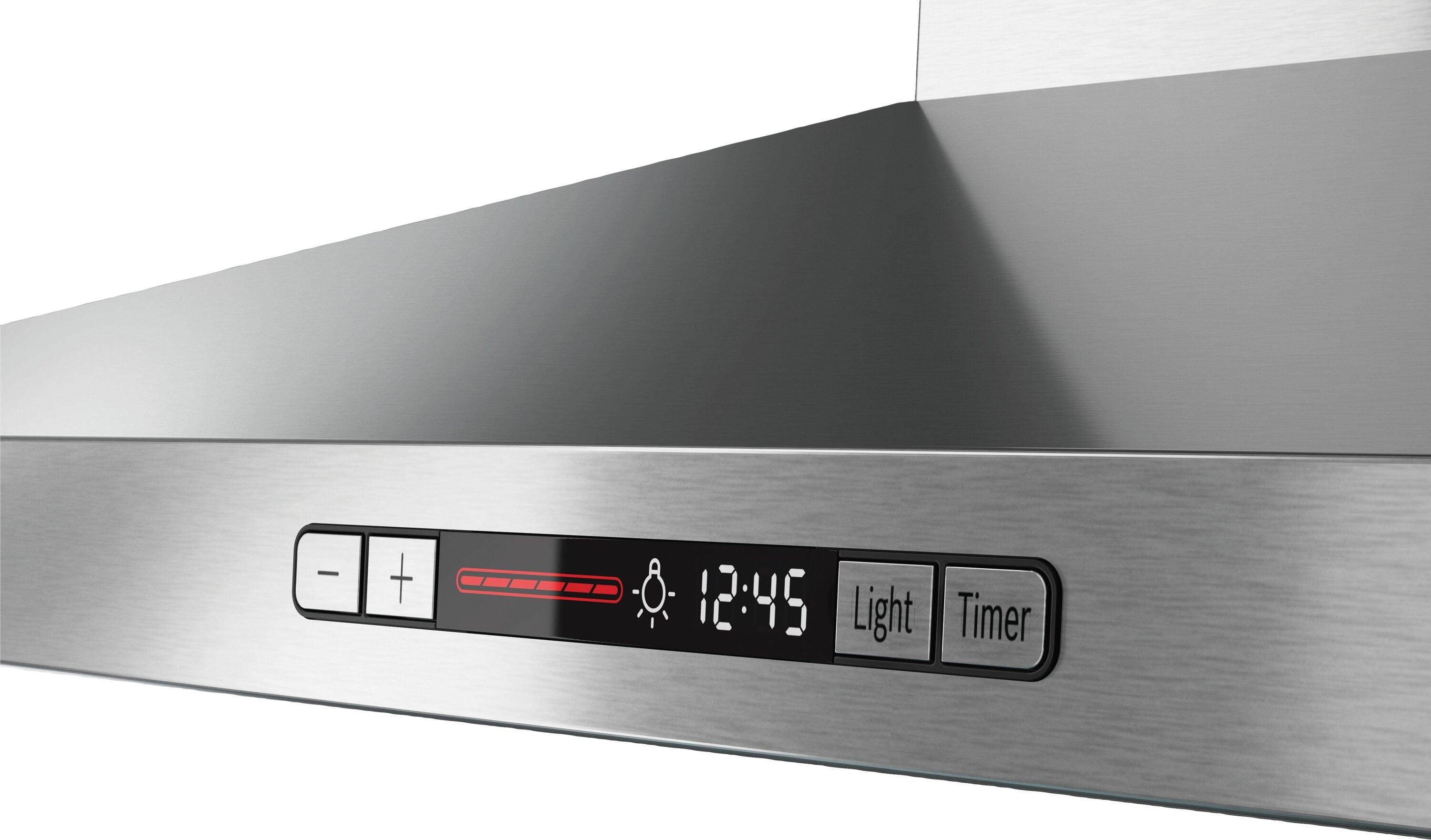 Bosch 800 Series 30" 300 Series 300 CFM Convertible Wall Mount Range Hood in Stainless Steel HCP30E52UC