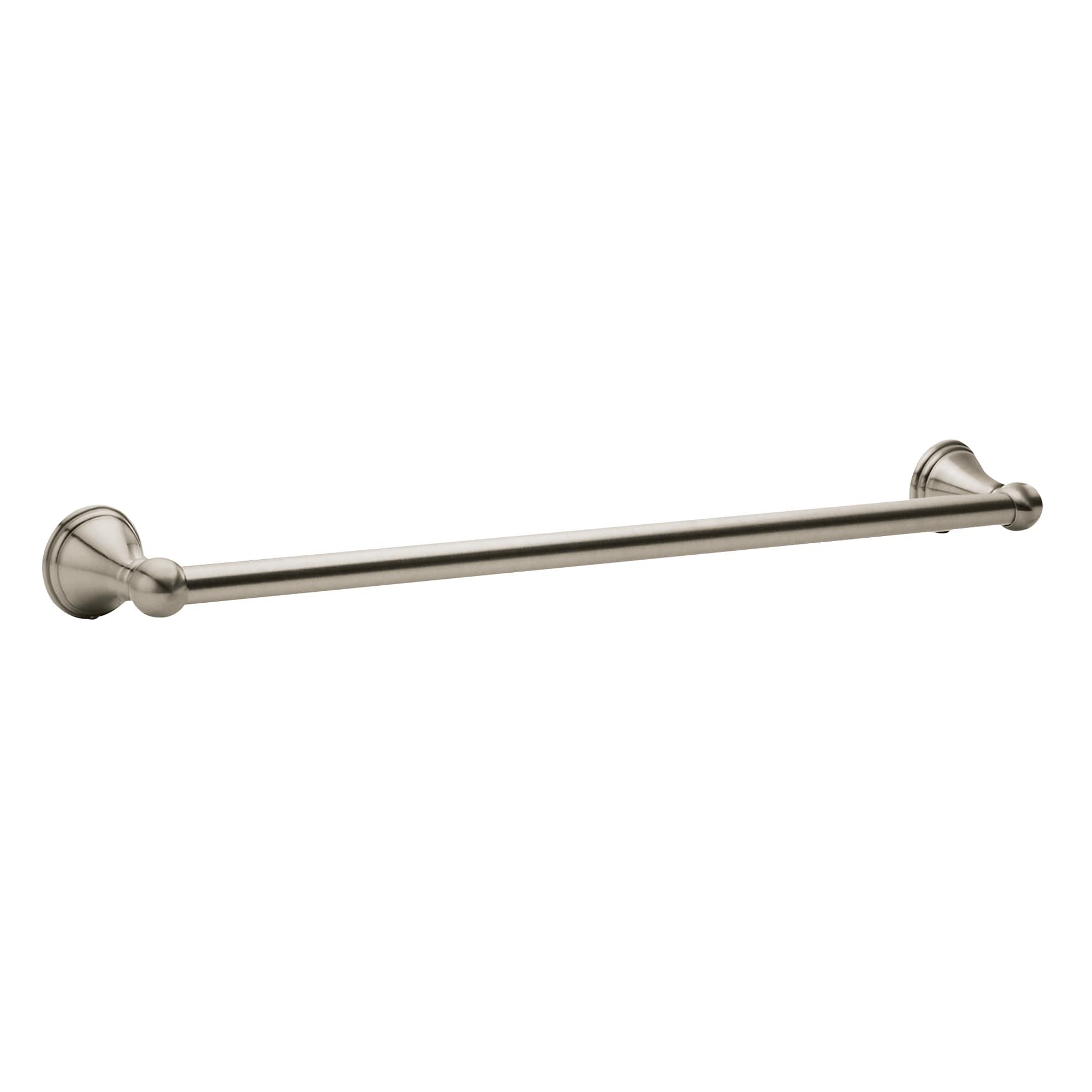 Moen DN8418BN Preston Collection 18-Inch Single Bathroom Towel Bar, Brushed Nickel