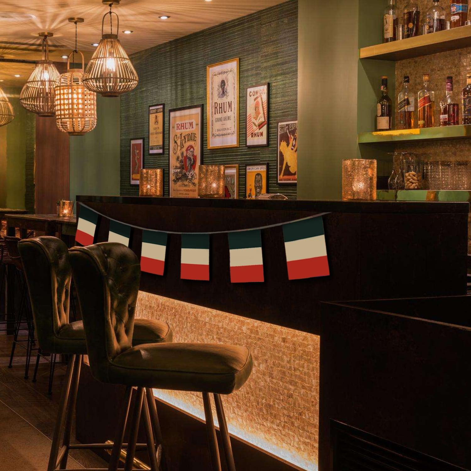 Anley Italy Italian Republic String Pennant Flags - Patriotic Events 2nd of June National Day Decoration Sports Bars - 33 Feet 38 Flags