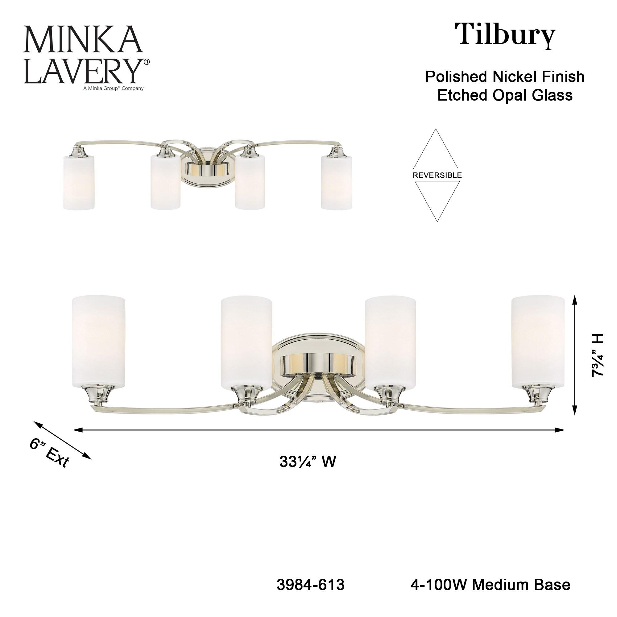 Minka Lavery - Tilbury - 4 Light Transitional Bath Vanity in Transitional Style