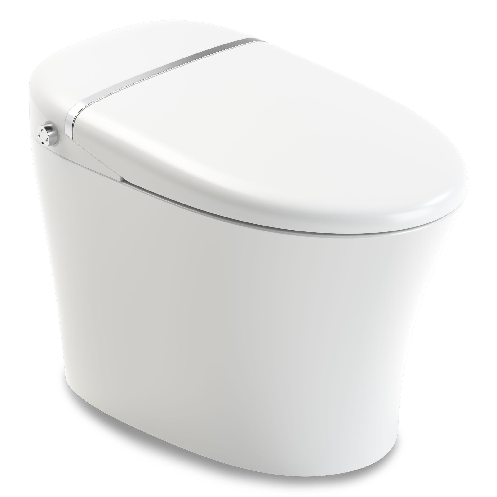 ANZZI Envo 1.28 Gallons GPF Elongated Comfort Height Floor Mounted Bidet Toilet (Seat Included)