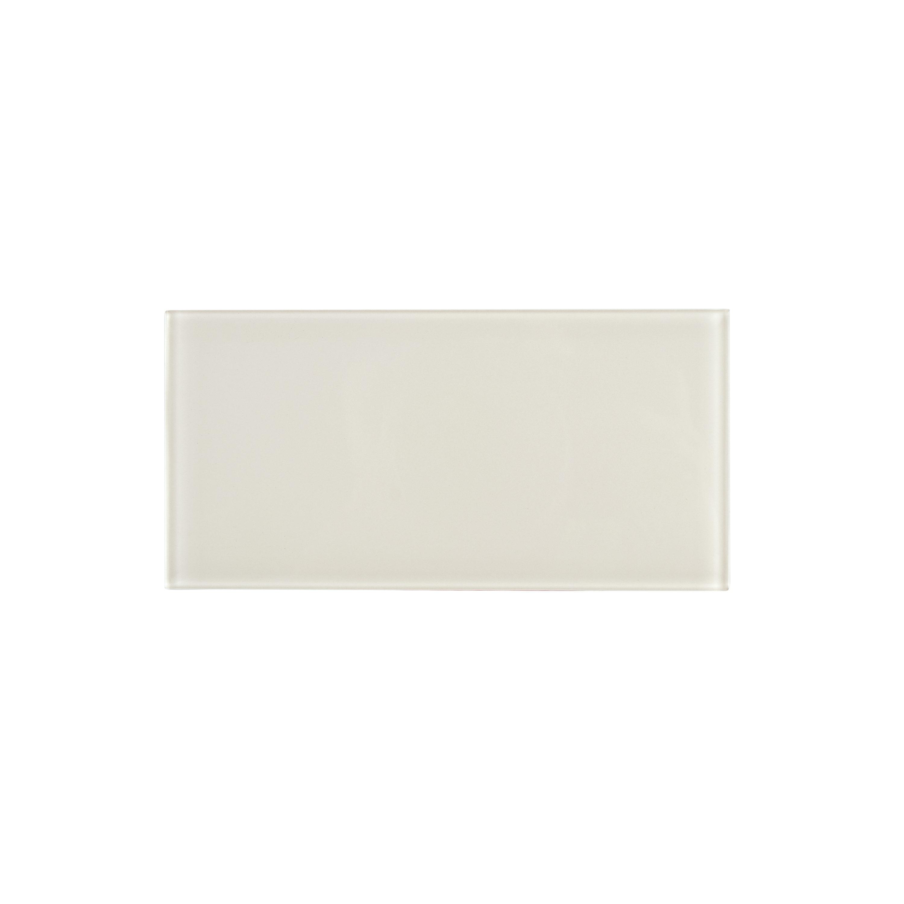 3'' W x 6'' L Glass Peel and Stick Subway Tile