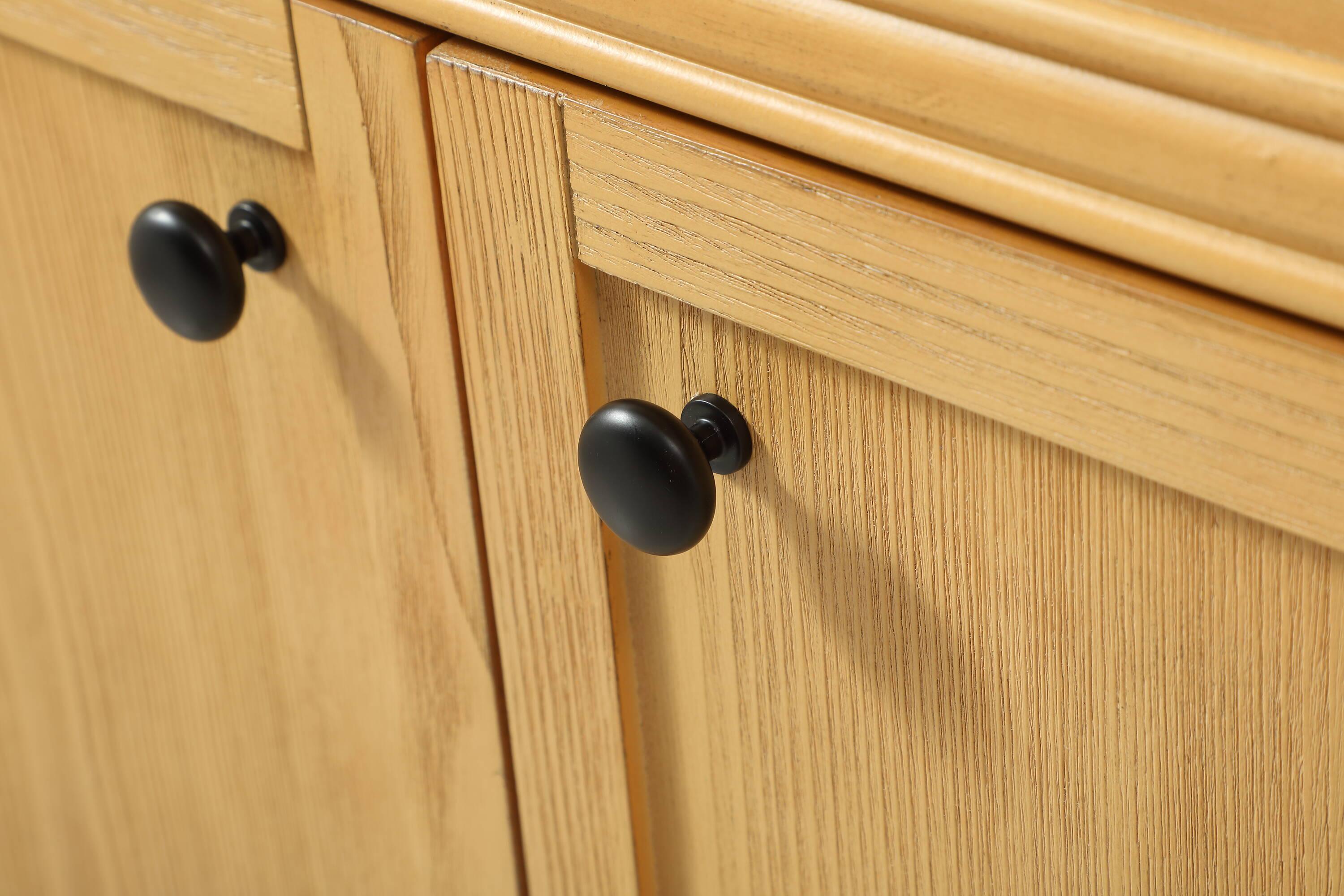 Elegant Decor Americana 60" Aluminum MDF Double Bathroom Vanity in Natural Wood