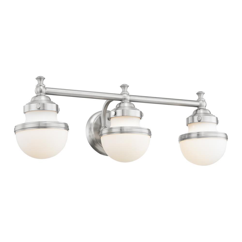Livex Lighting Oldwick 3 - Light Vanity in  Brushed Nickel