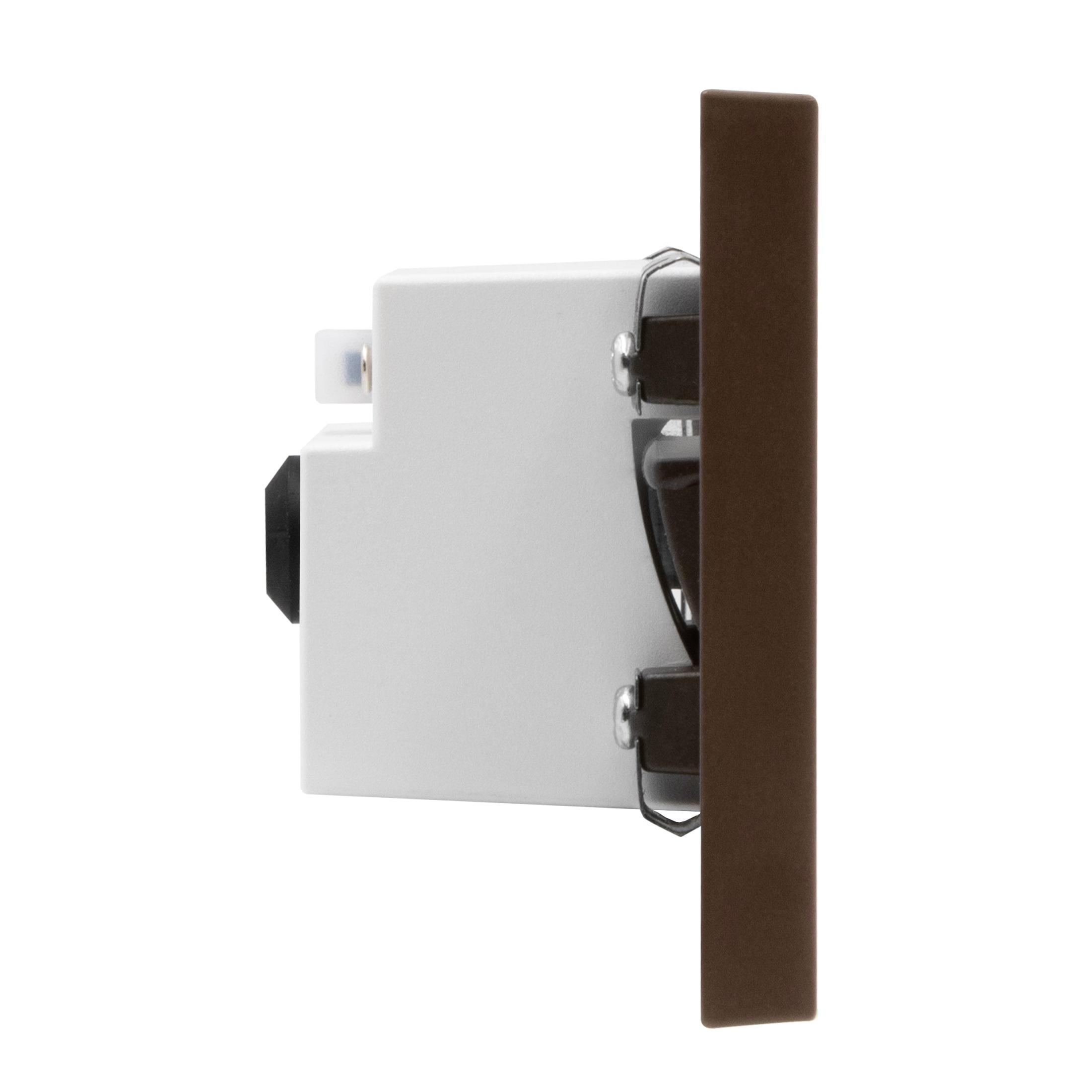 Maxxima Horizontal LED Step Light, Indoor/Outdoor Stair Light, 3 CCT Color Selectable 3000K, 4000K, 5000K, 50 Lumens, Oil Rubbed Bronze, 2-Pack