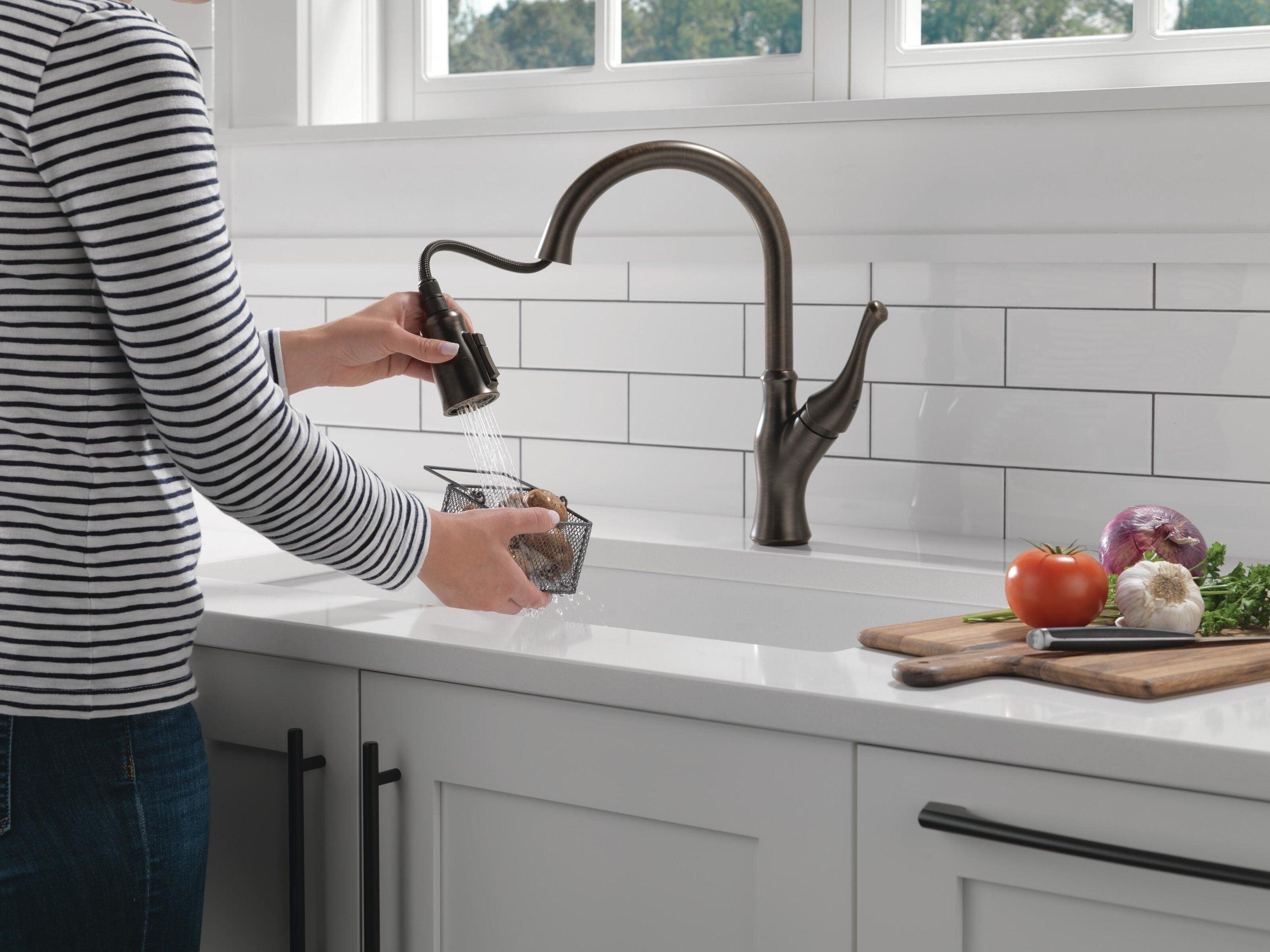 Ophelia Pull Down Single Handle Kitchen Faucet , add ShieldSpray to spray options