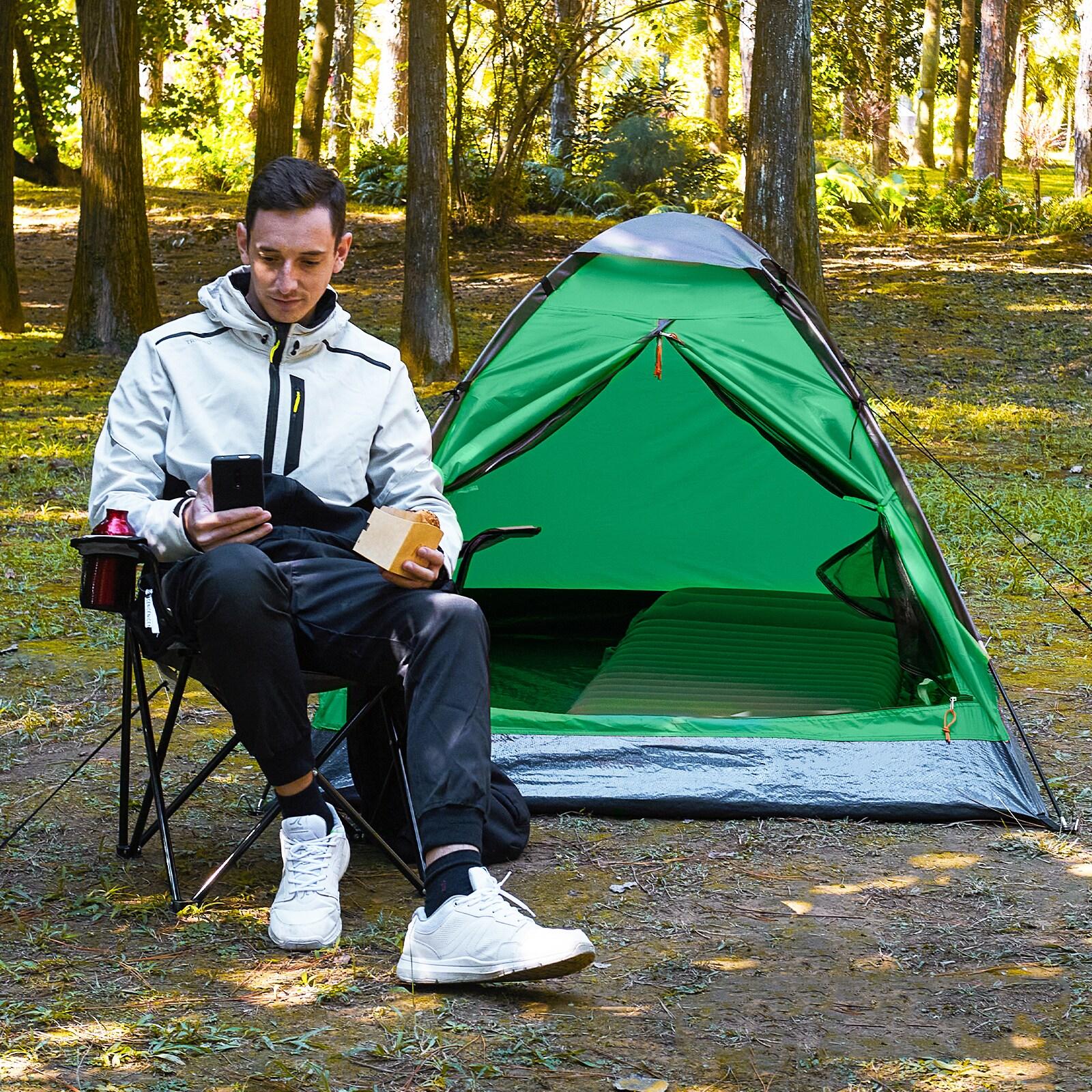 Garsing 2 Person Lightweight Camping Tent With Carrying Bag