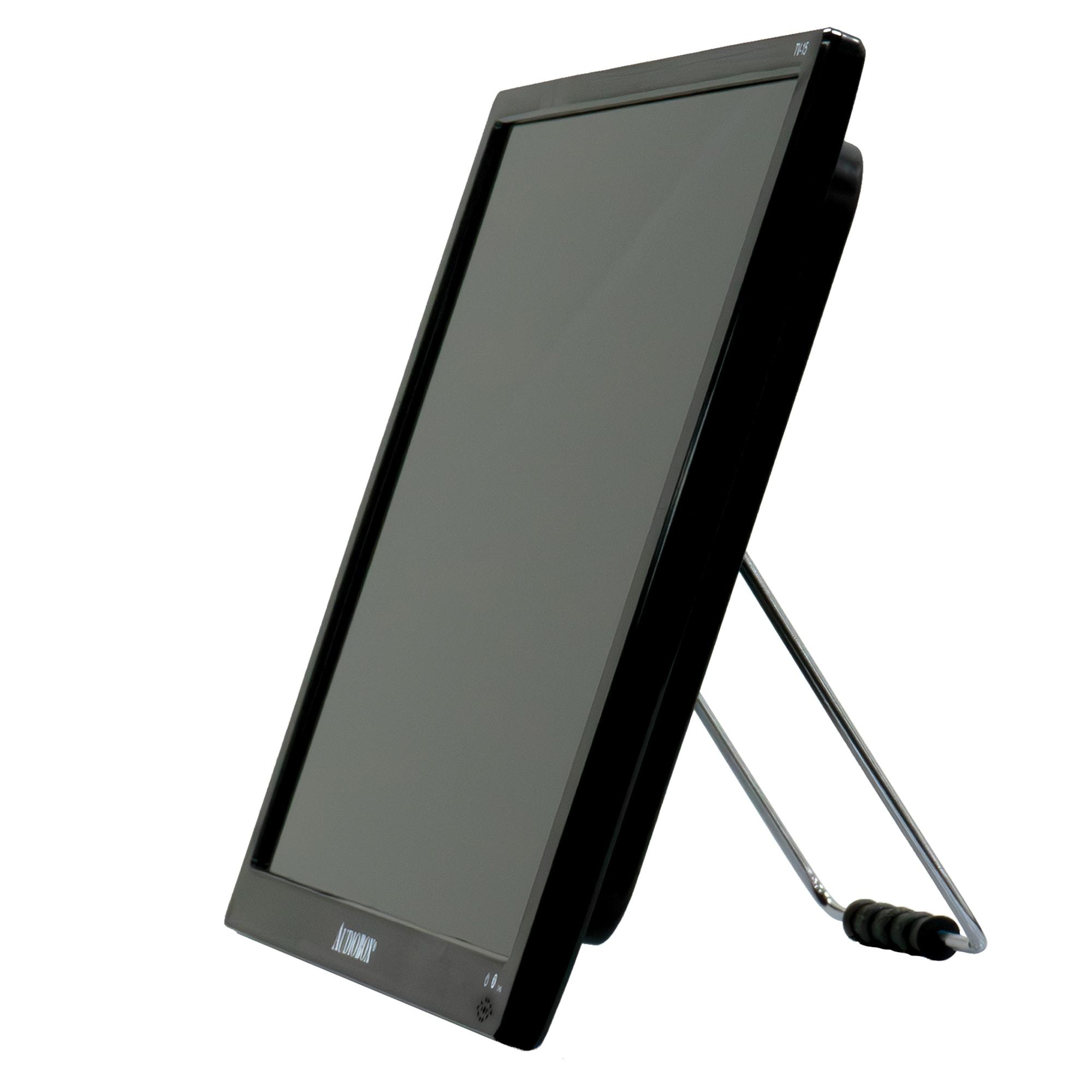 Audiobox® 15.4-In. 1200 x 800 HD Portable Rechargeable LCD TV with Remote and Car Charger, TV-15 in Black