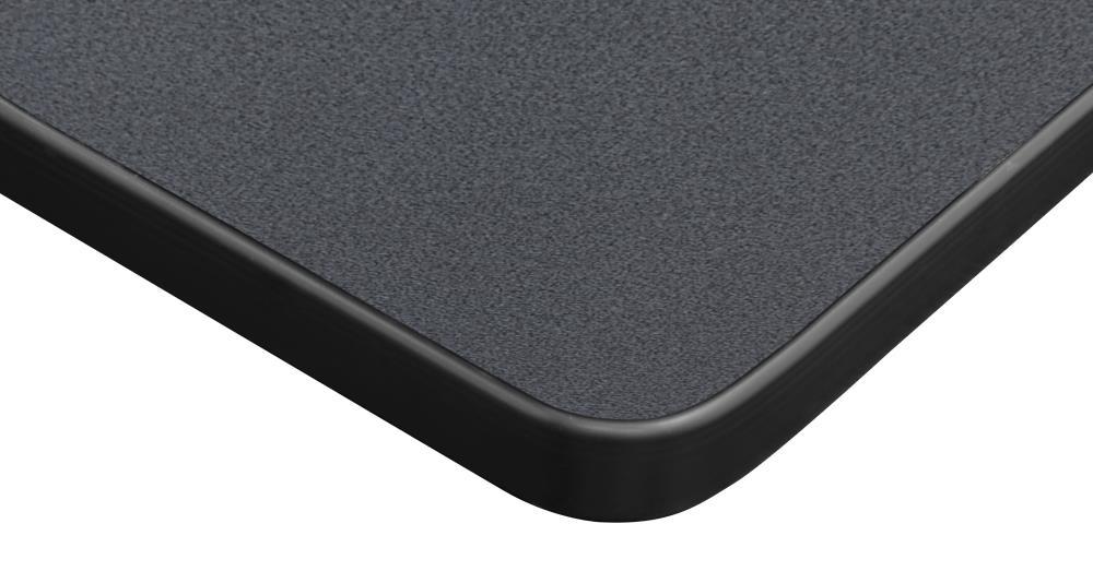 Regency Kobe 48" Flip Top Mobile Training Table- Grey