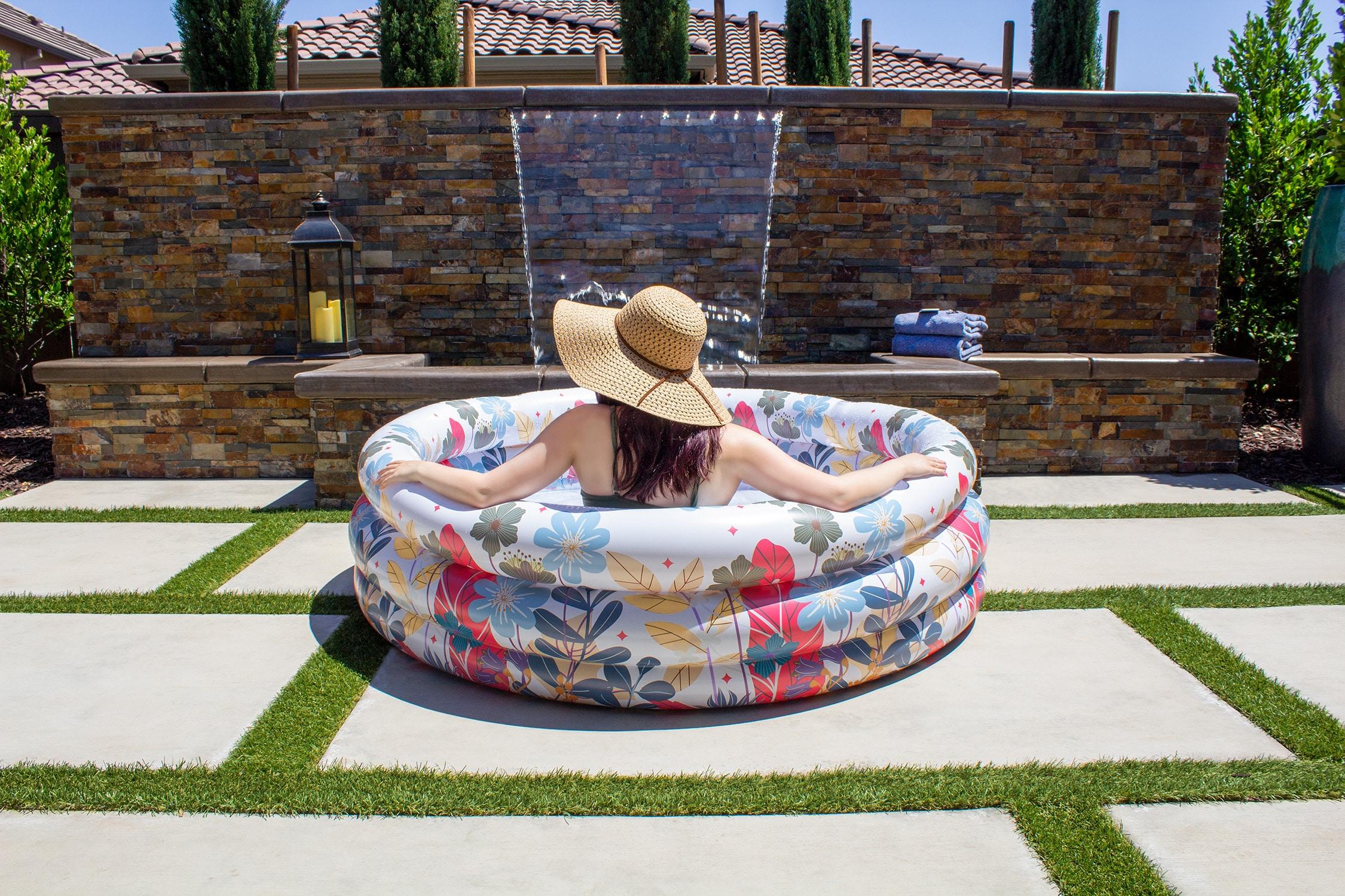 Poolmaster Summer Garden Inflatable Swimming Pool