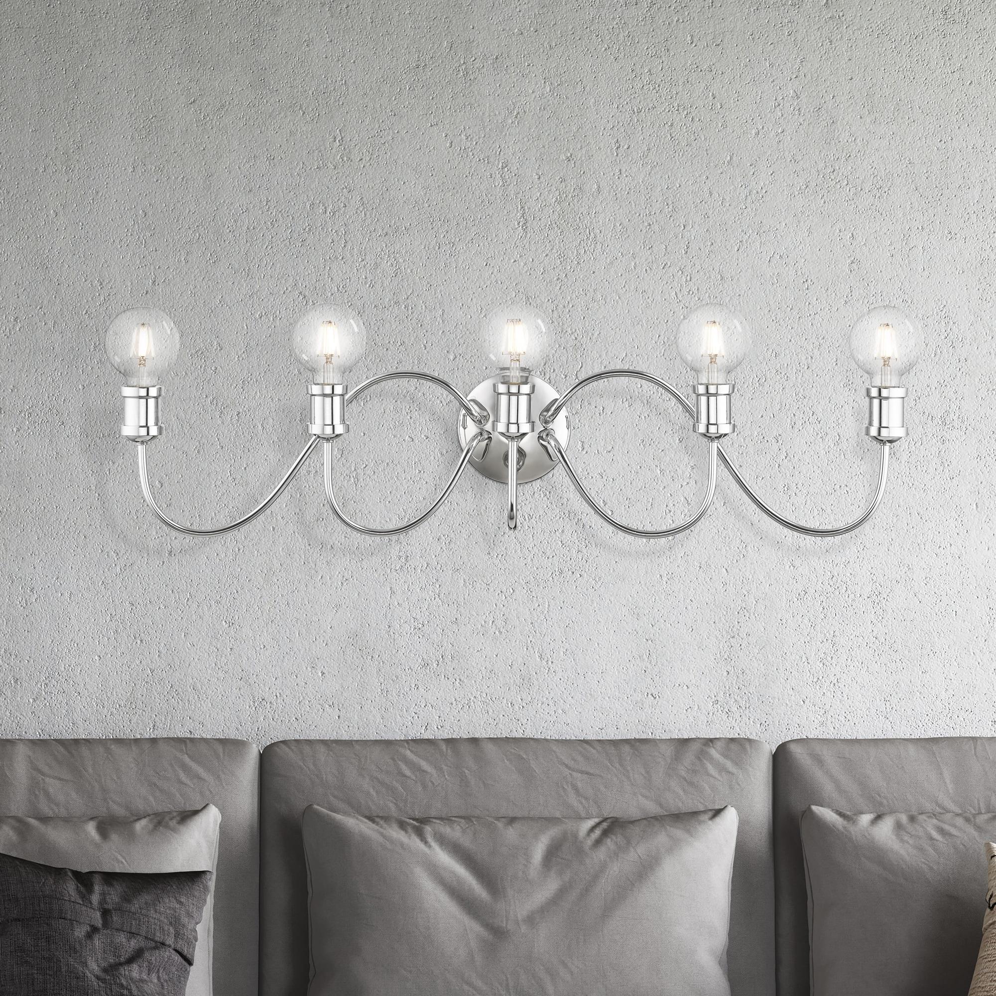 Livex Lighting - Lansdale - 5 Light Large Bath Vanity In Transitional Style-7