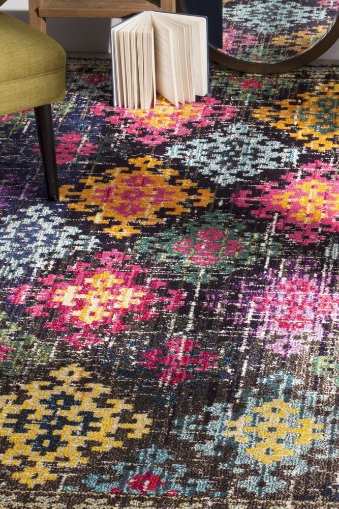 SAFAVIEH Monaco Sally Geometric Area Rug, Multi, 9' x 12'