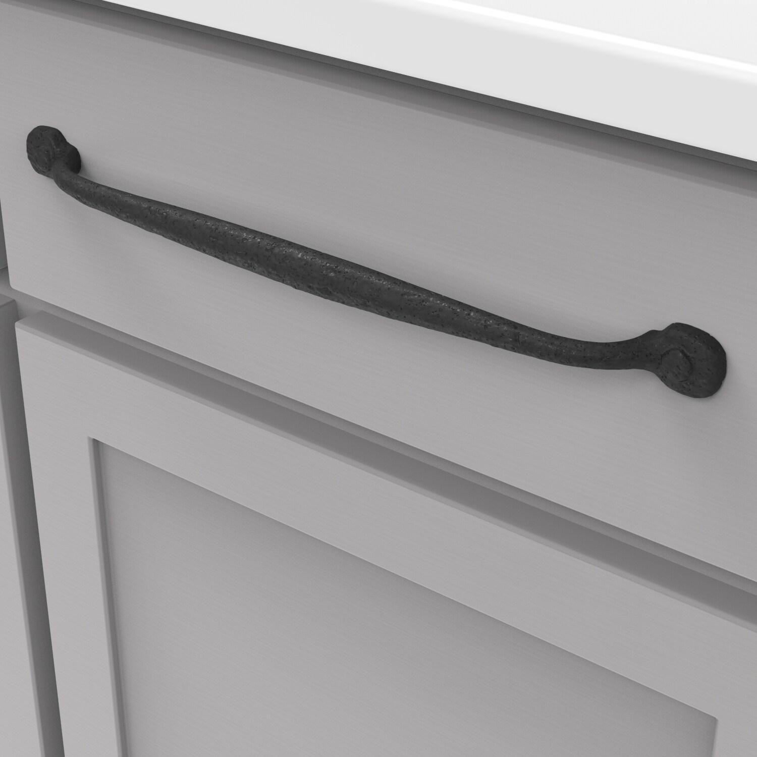 Refined Rustic Kitchen Cabinet Handles, Solid Core Drawer Pulls for Cabinet Doors