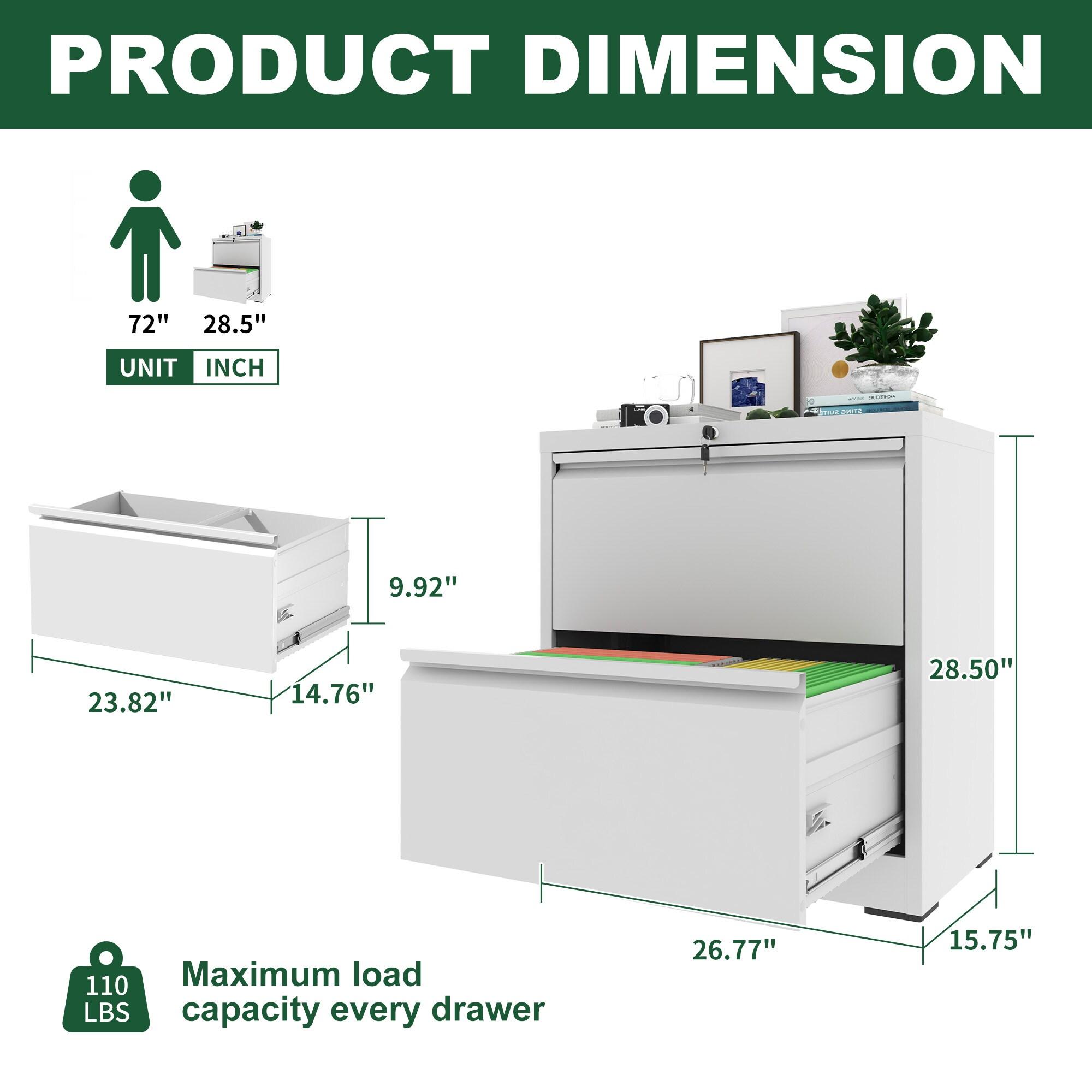 Millwood Pines File Cabinet, Rolling Mobile, Storage Drawers, Printer Stand | Wayfair