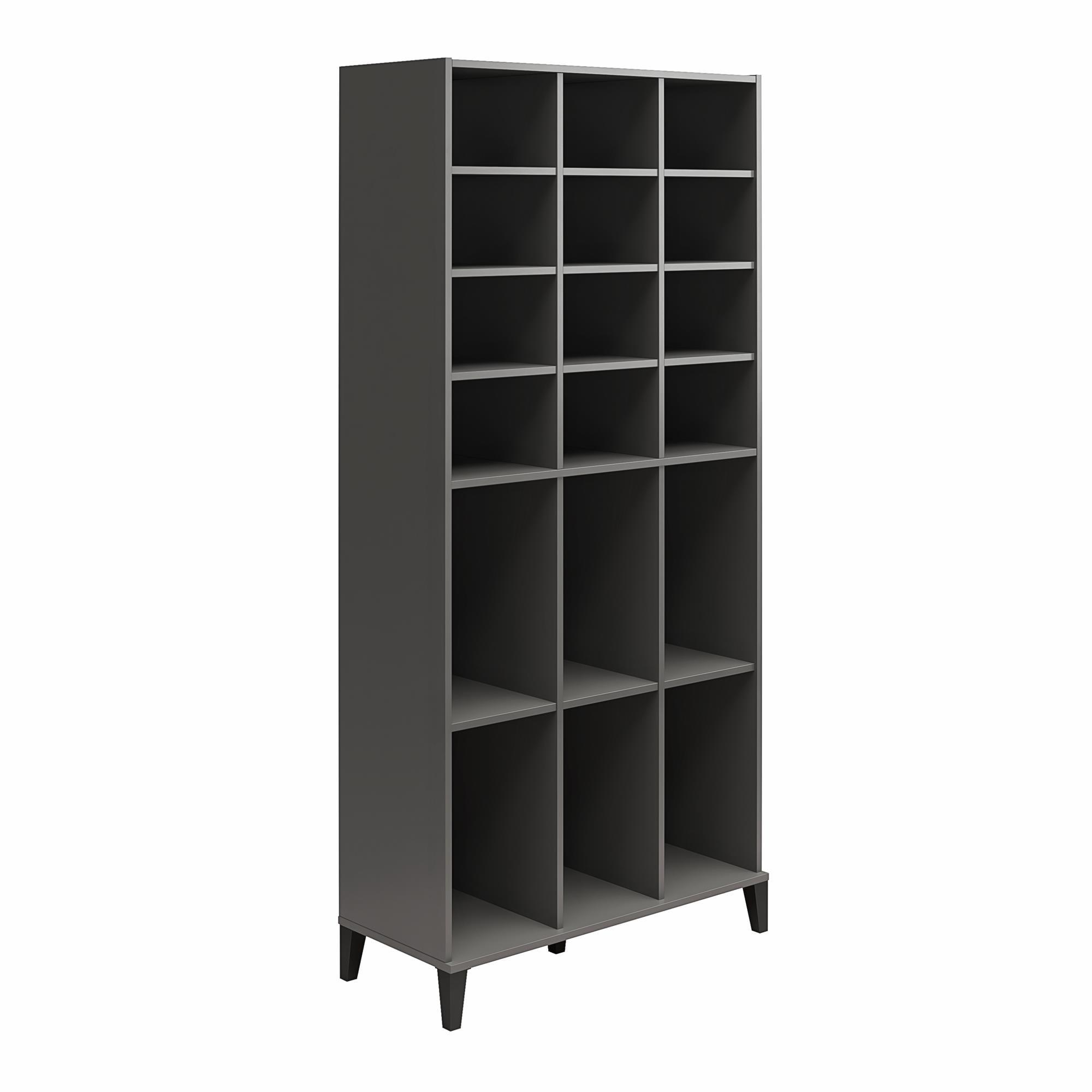 Flex Athletic Shoe Storage Cabinet for Boots & Tennis Shoes, Graphite
