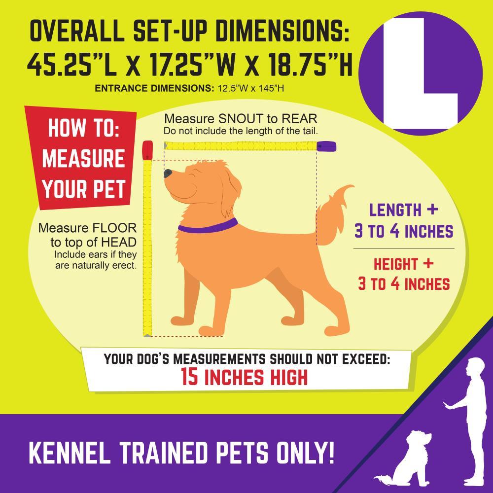 Large Portable Waterproof Pet Travel Kennel with Mesh Panels