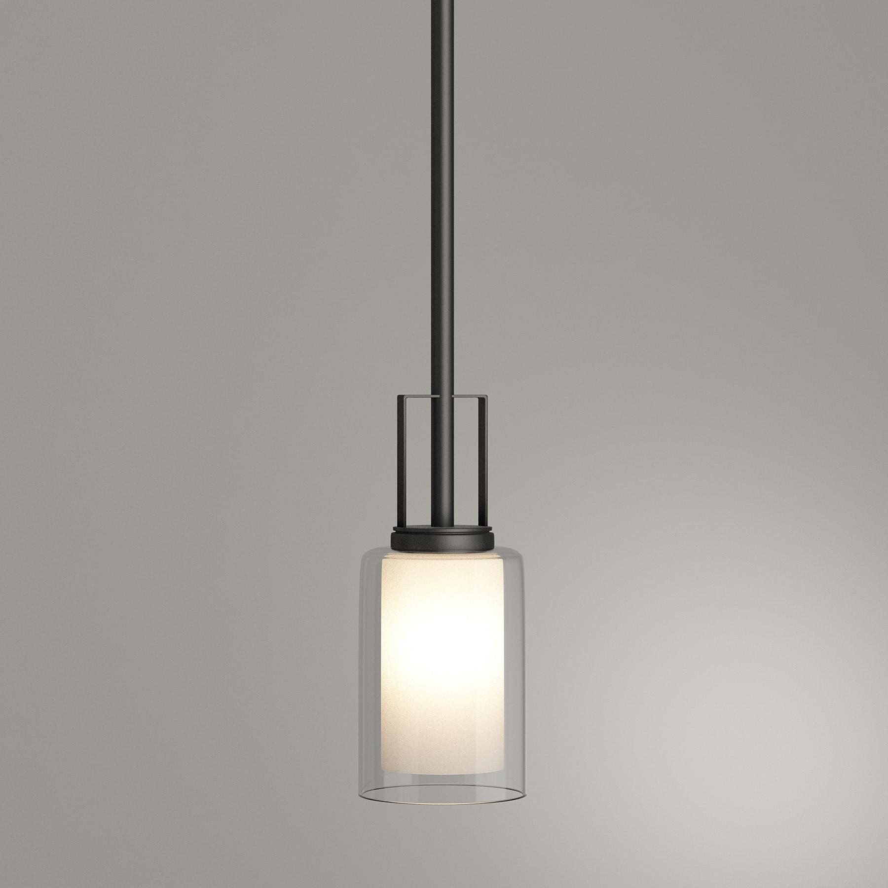 4101-172-Minka Lavery-Parsons Studio - 1 Light Mini Pendant in Transitional Style - 10 inches tall by 4.25 inches wide-Smoked Iron Finish