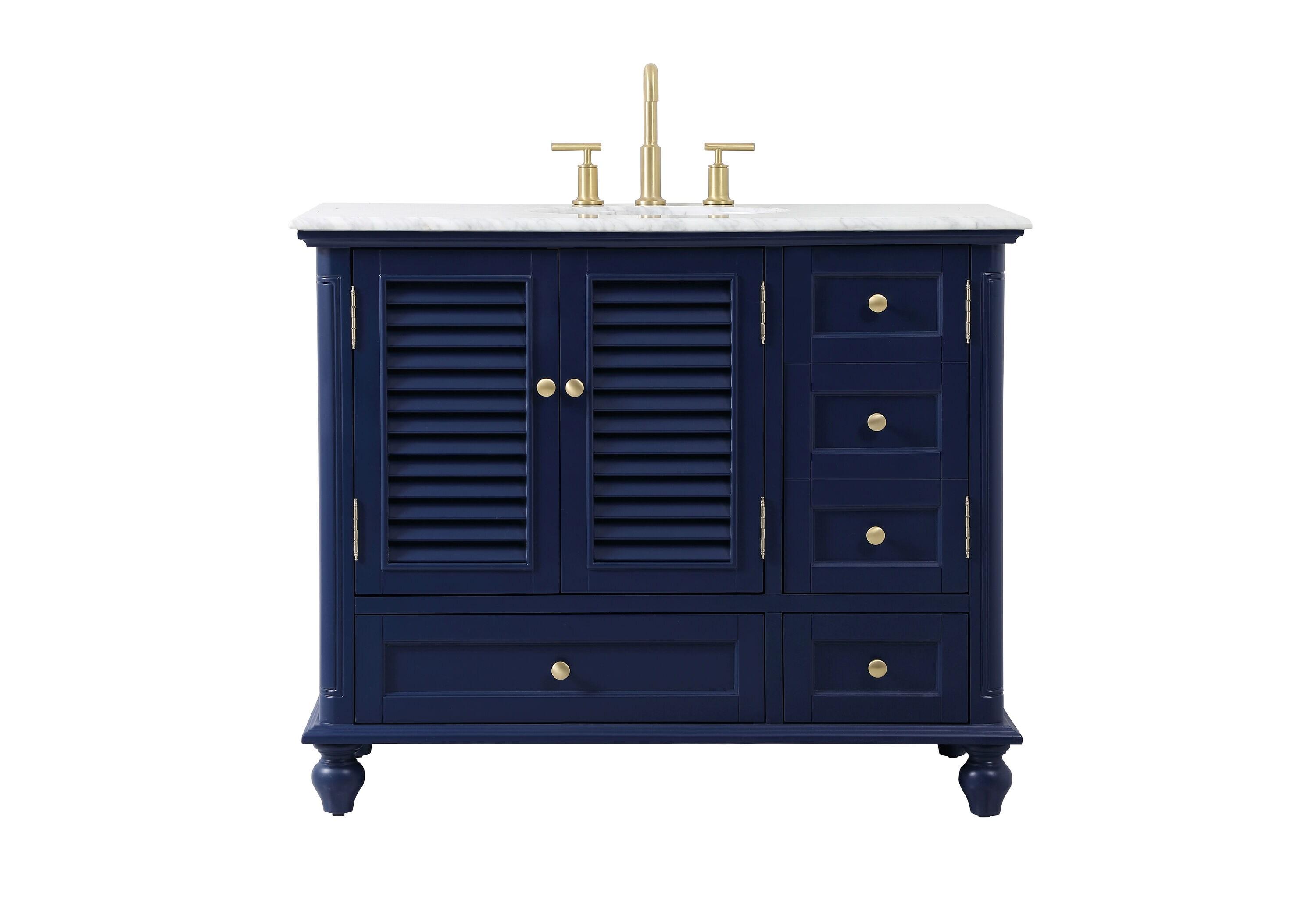 Elegant Kitchen and Bath Elegant Kitchen and Bath 42 Inch Single Bathroom Vanity