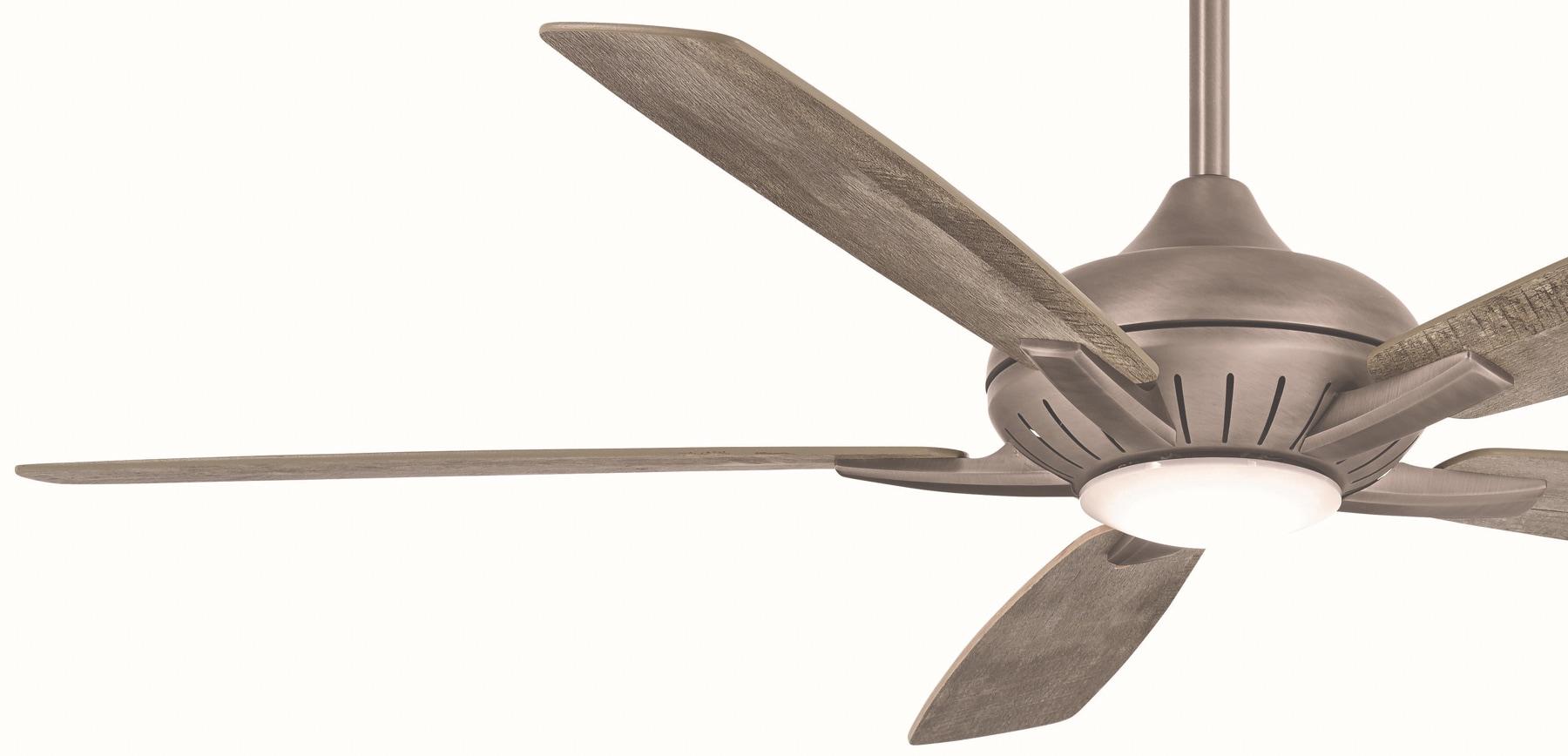 Minka Aire 60" Dyno 5 - Blade LED Smart Standard Ceiling Fan with Remote Control and Light Kit Included