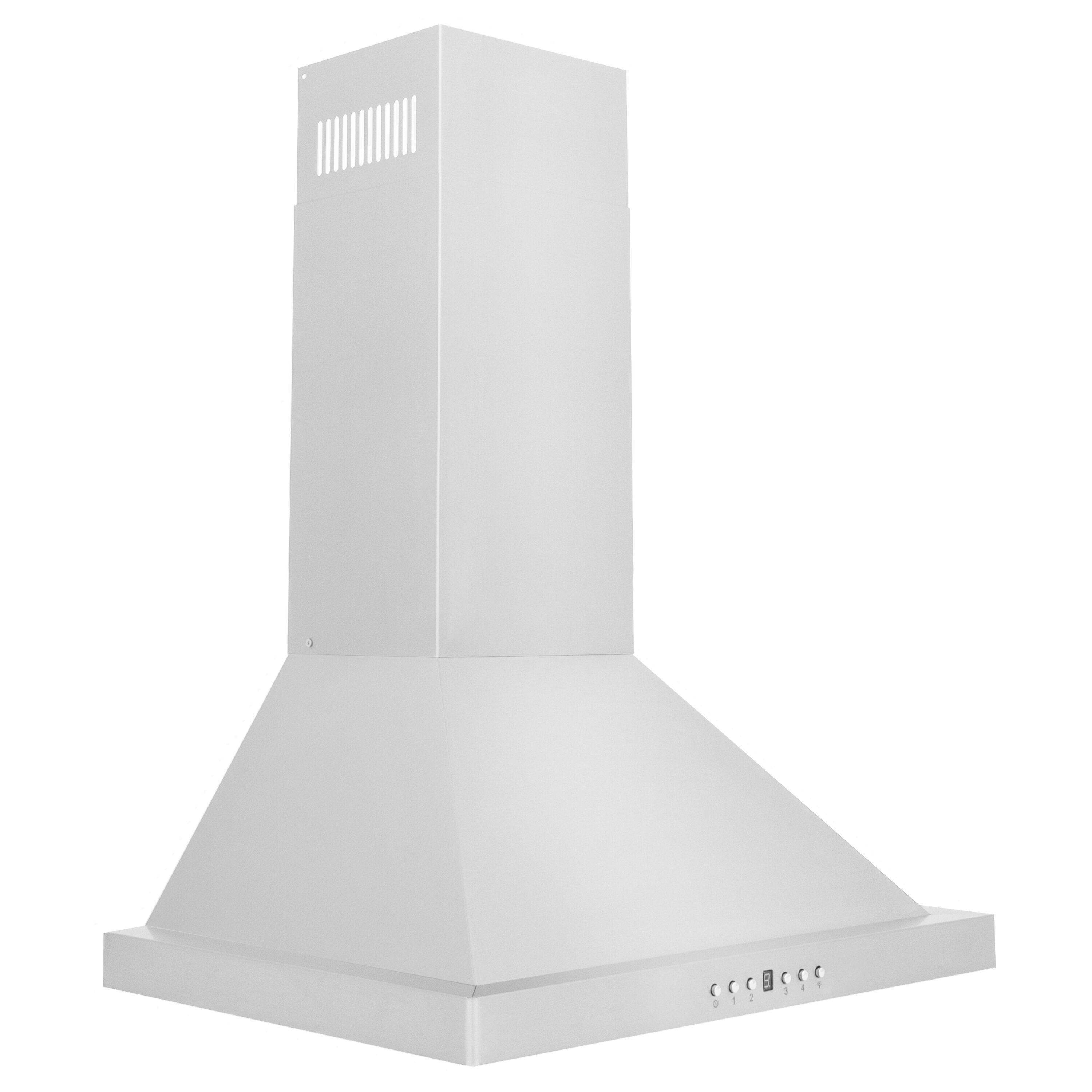 24" 400 CFM Convertible Wall Mount Range Hood