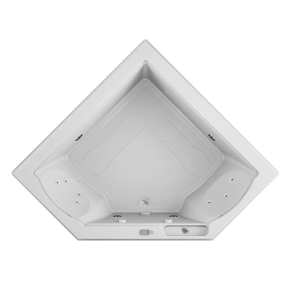 Fuzion® 65.75" Corner Acrylic Combination Bathtub