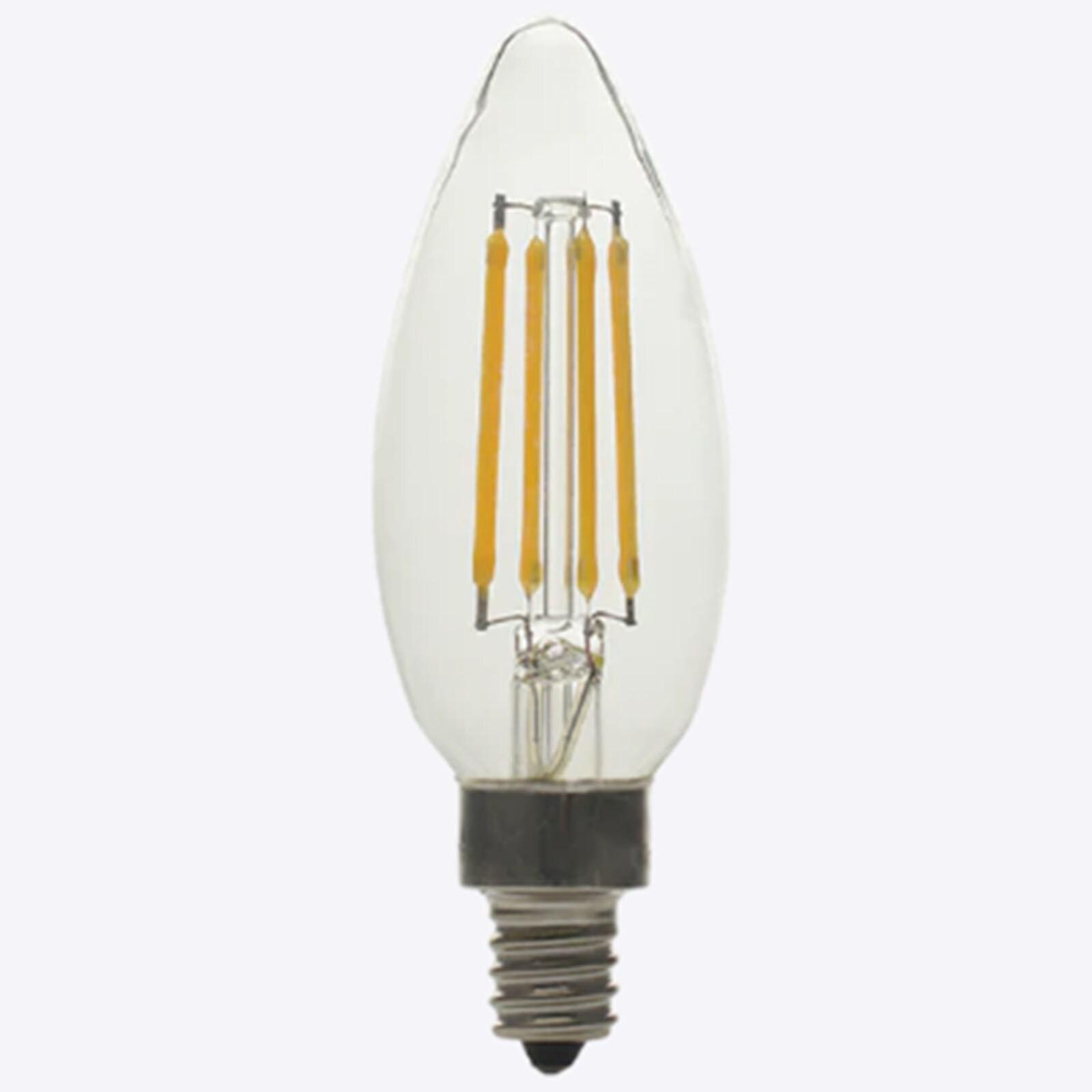 Equivalent B11 E12/Candelabra Dimmable 3500K LED Bulb