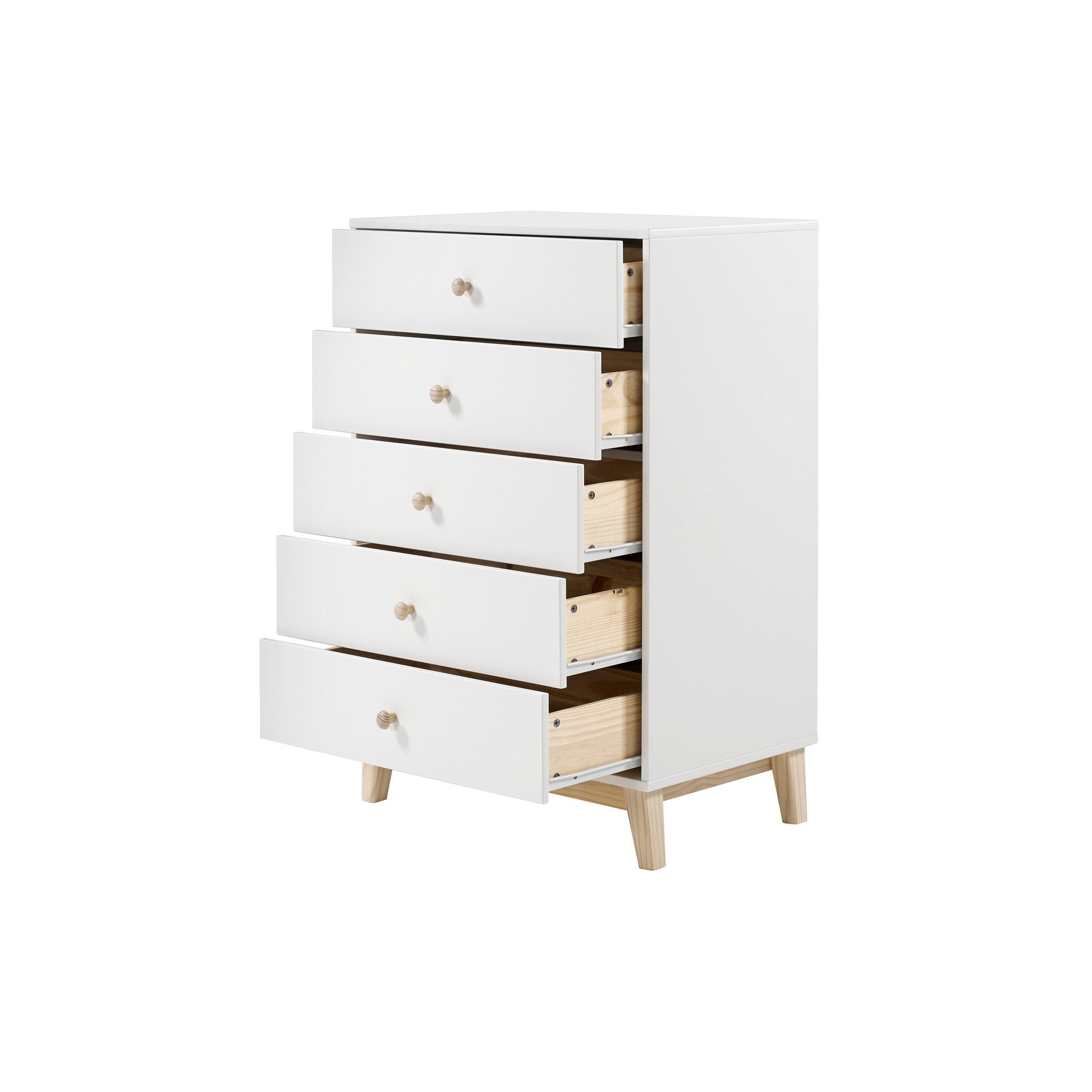 Alaterre Furniture MOD 35" W 5-Drawer Chest, White