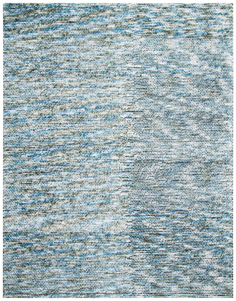 Safavieh Natura Norgate 6 x 9 (ft) Polyester Blue/Ivory Rectangular Indoor Abstract Coastal Area rug