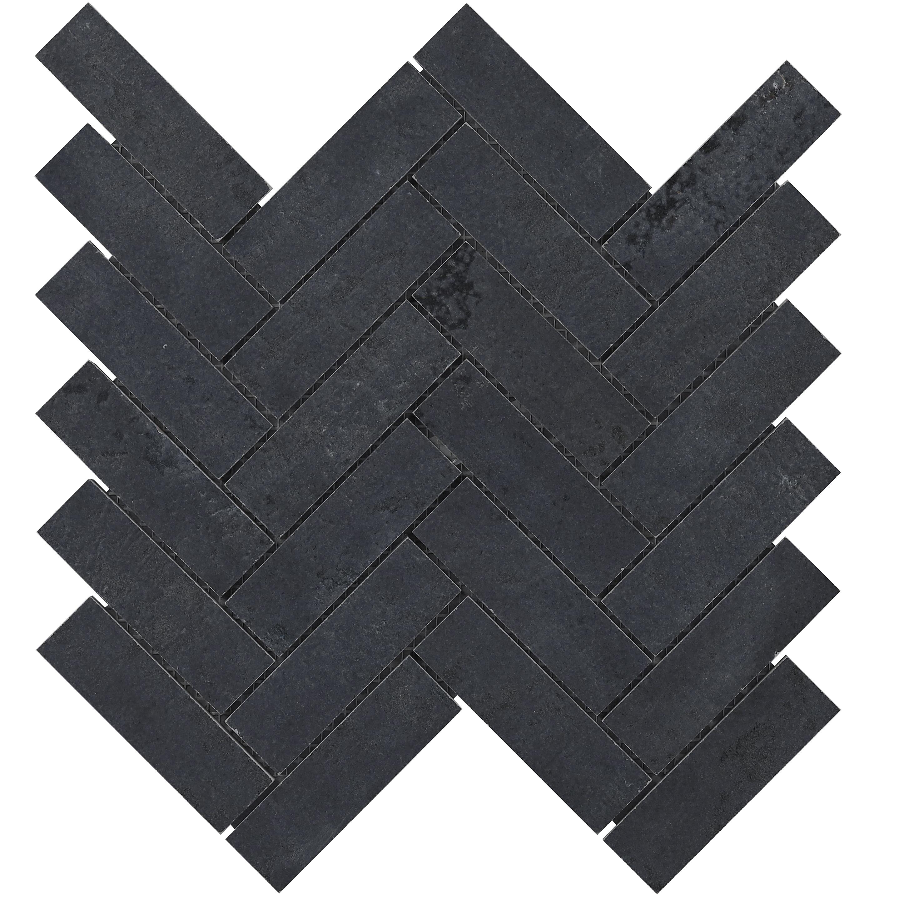 Mantis 10.03 in. x 10.62 in. Herringbone Matte Porcelain Floor & Wall Mosaic Tile (0.75 Sq.Ft./Each)