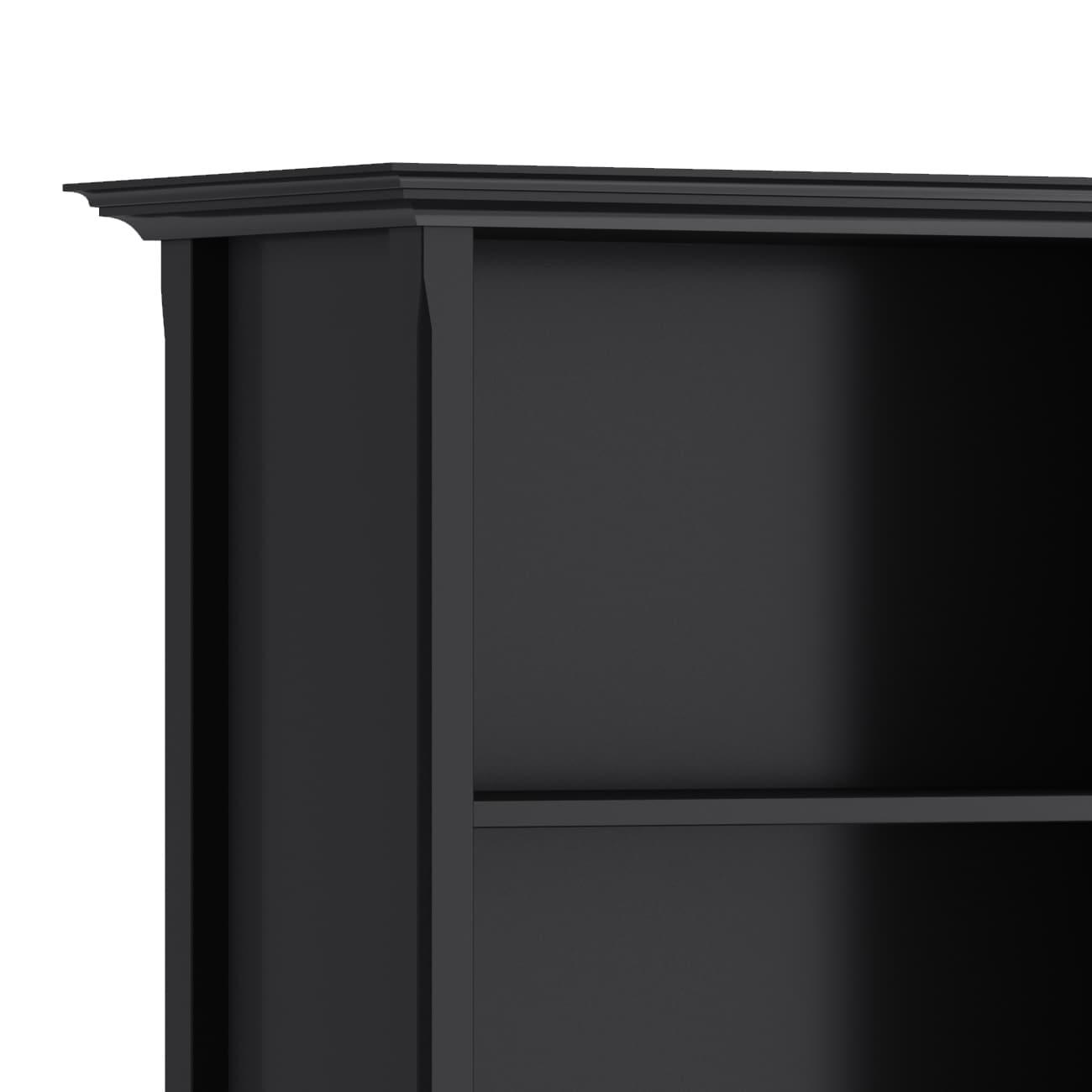 Simpli Home Amherst 30"W Solid Wood 5 Shelf Bookcase with Adjustable Shelves & Reviews | Wayfair