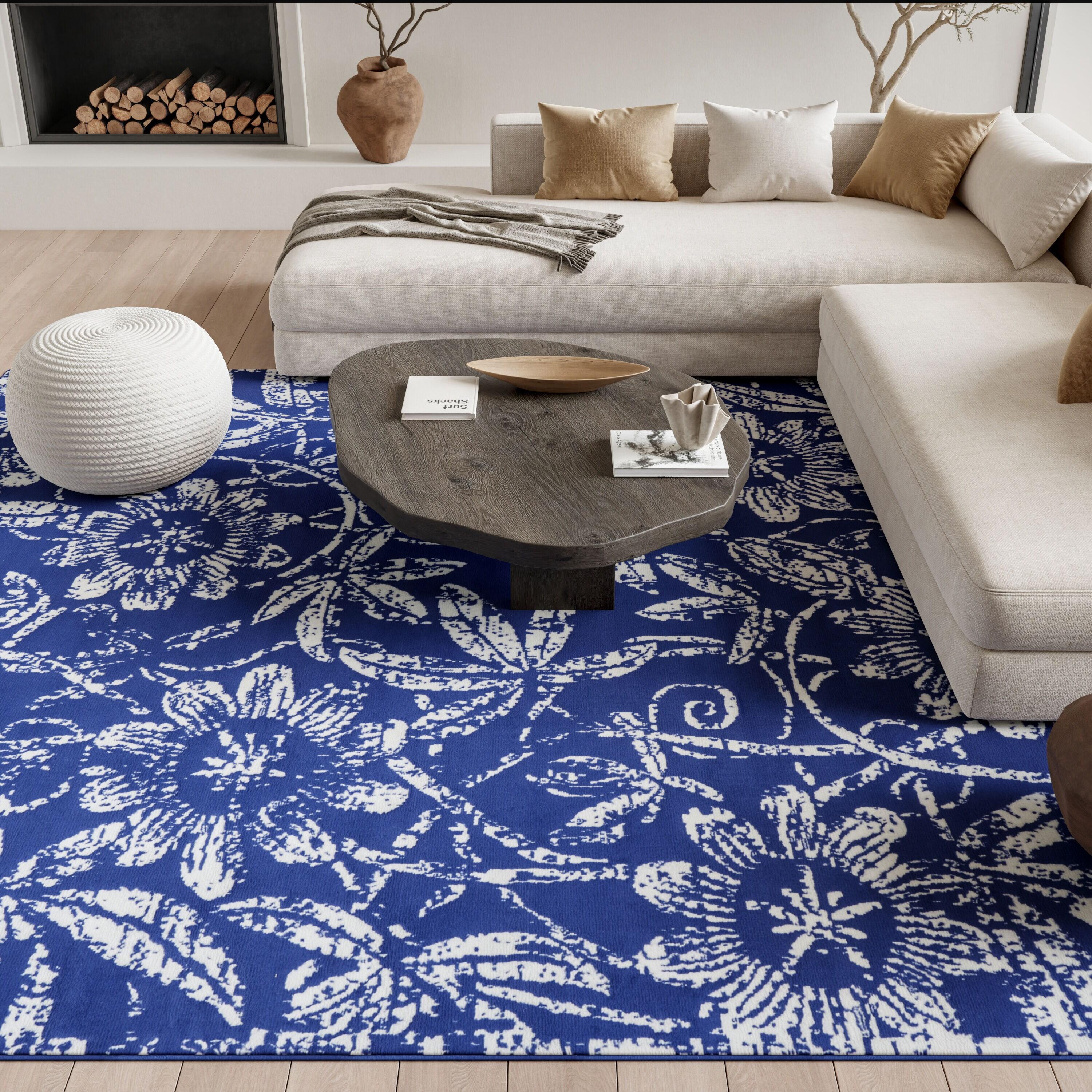 Nourison Whimsicle WHS05 Indoor only Area Rug - Navy 7' x 10'