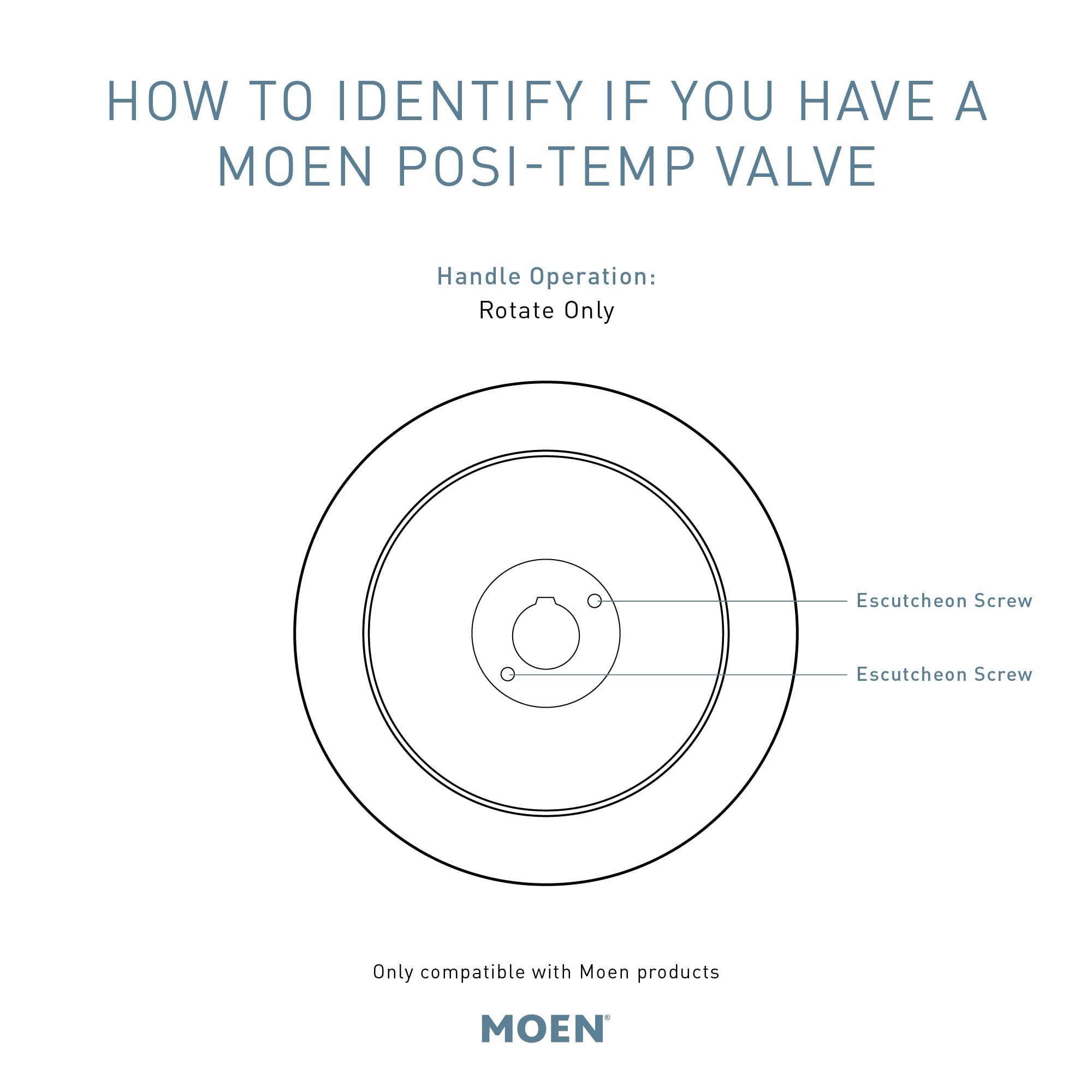 Moen Align Posi-Temp Tub and Shower Trim Kit, Valve Required