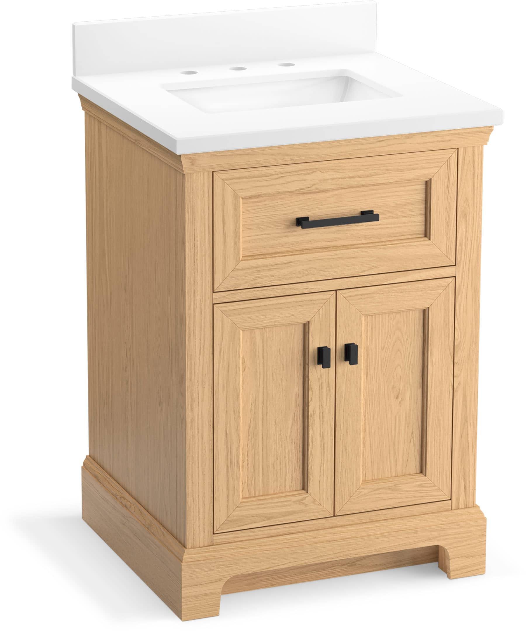 Charlemont 24 In. Bathroom Vanity Cabinet With Sink And Quartz Top