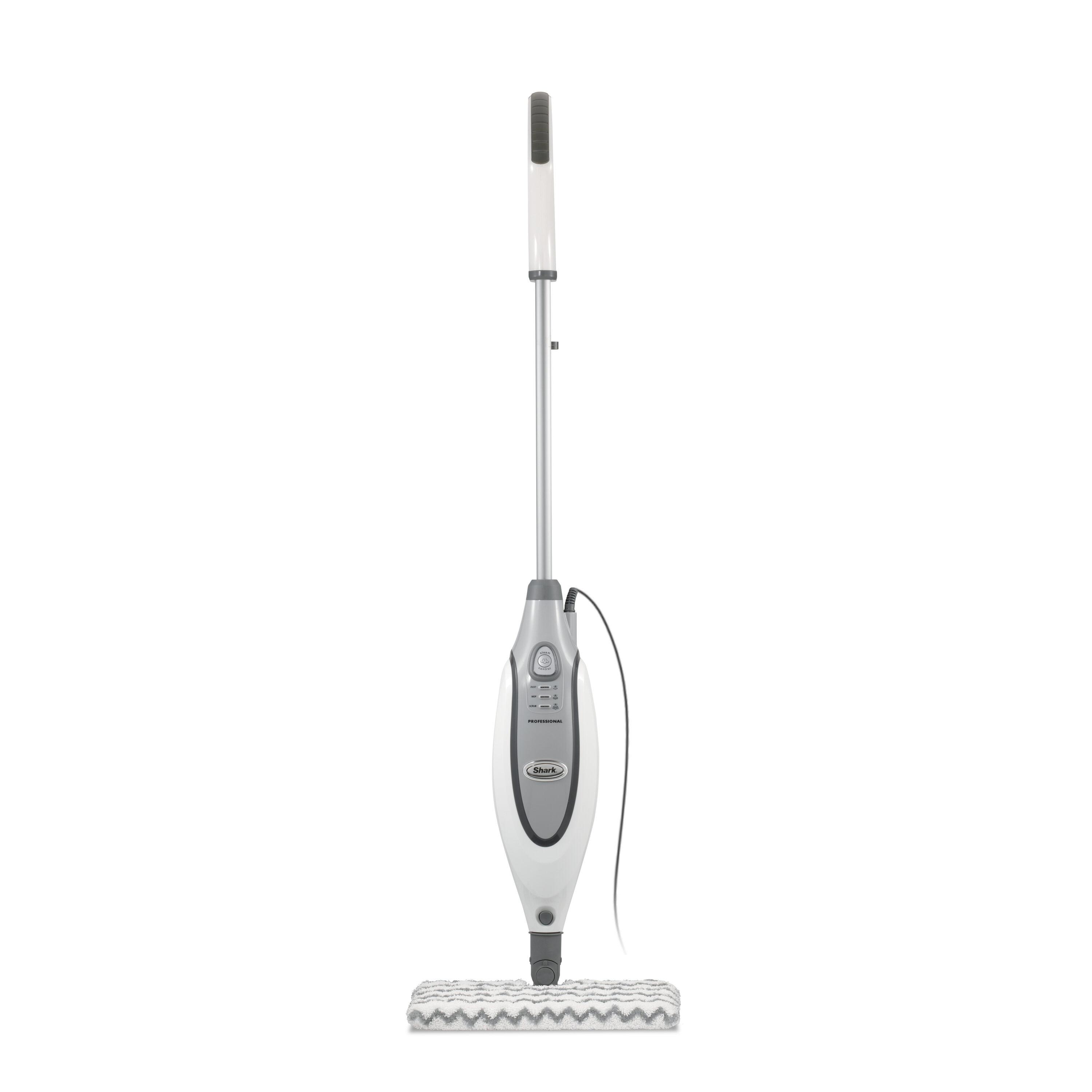Shark Professional Steam Pocket Mop Hard Floor Cleaner, With Rectangle Head and 2 Washable Pads, Easy Maneuvering, Quick Drying, Soft-Grip Handle and Powerful Steam, S3601D