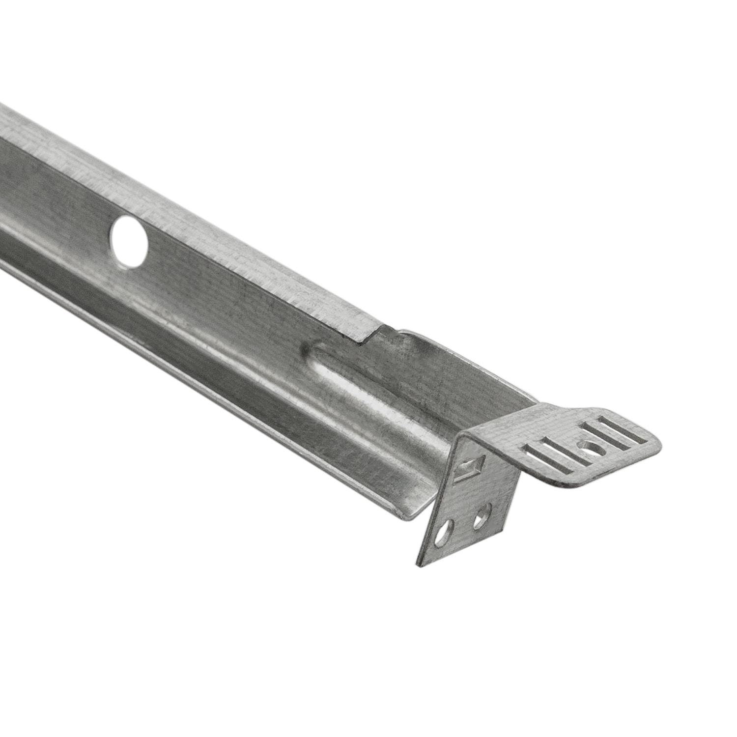 Drawer Slide Center Mount Mono Rail 3/4 Extension Adjustable Length Cadmium Finish (10 Pack)