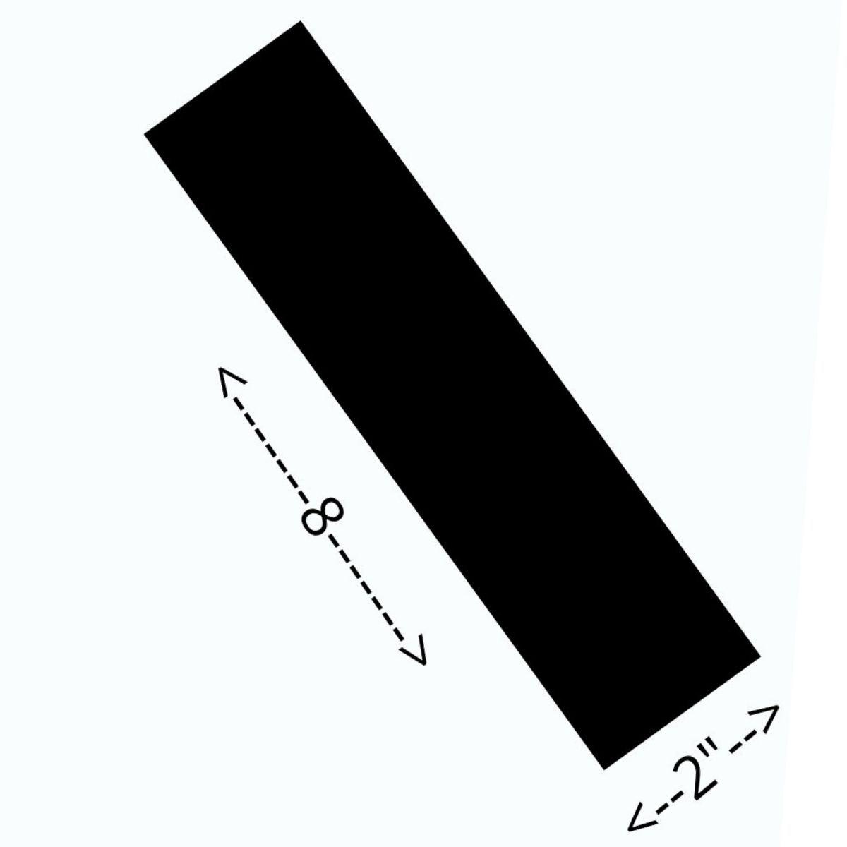 Abolos Metro Cubes 2 in. x 8 in. Textured Glass Straight Edge Subway Decorative Kitchen & Bathroom Wall Tile