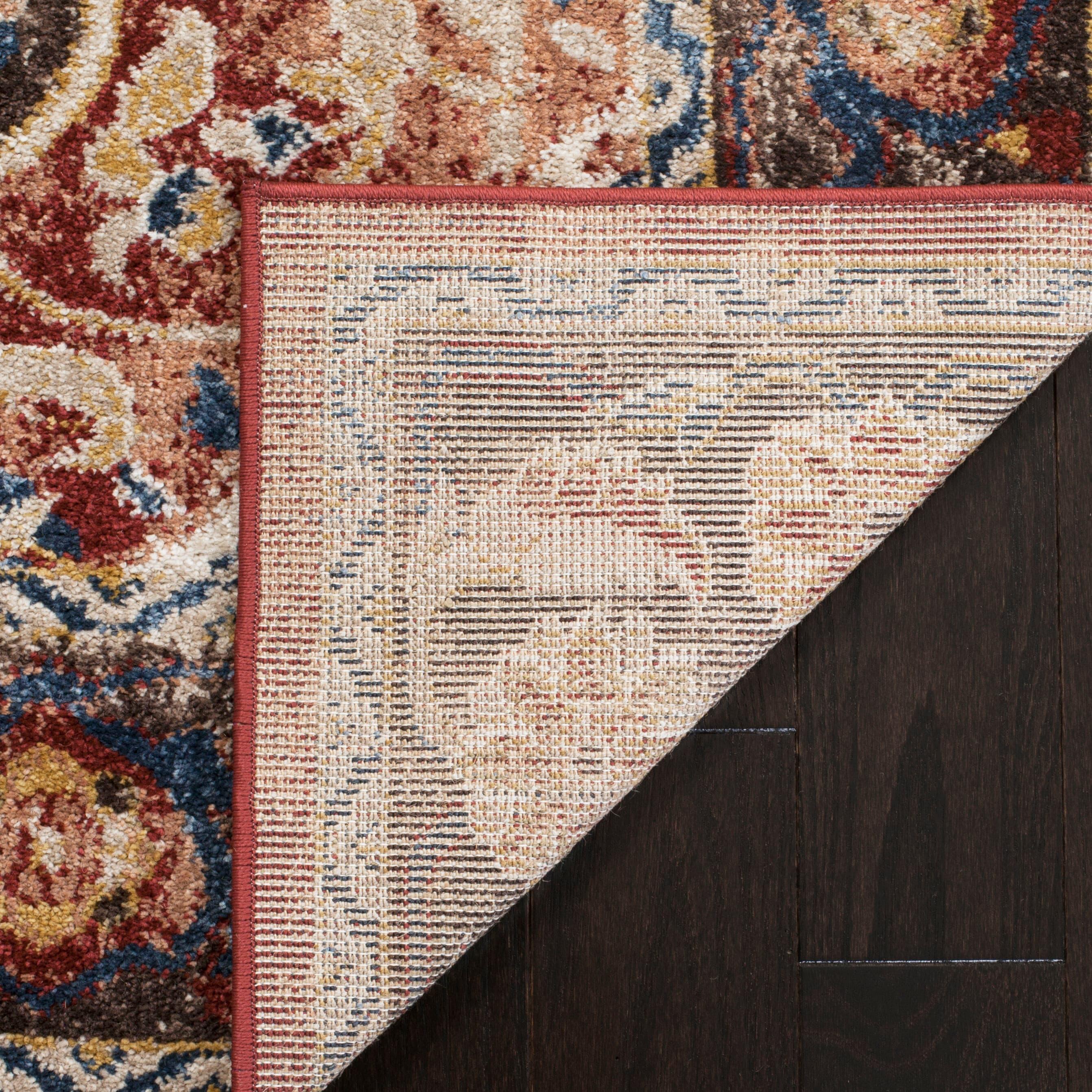 Bijar BIJ648 Power Loomed Area Rug Brown / Rust 4' X 6' - Safavieh.
