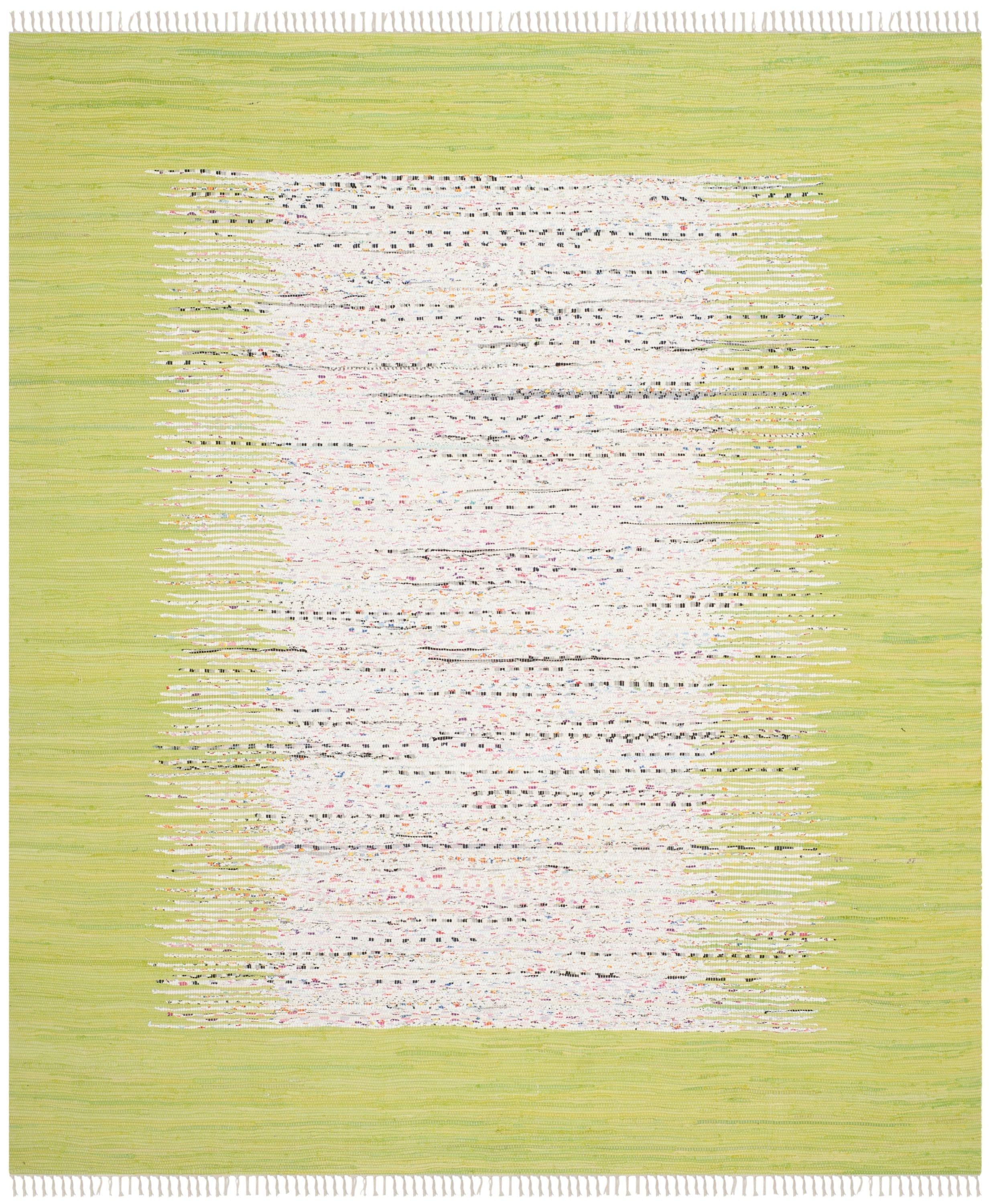 Montauk MTK711 Hand Woven Area Rug - Ivory/Citron - 8'x10' - Safavieh.