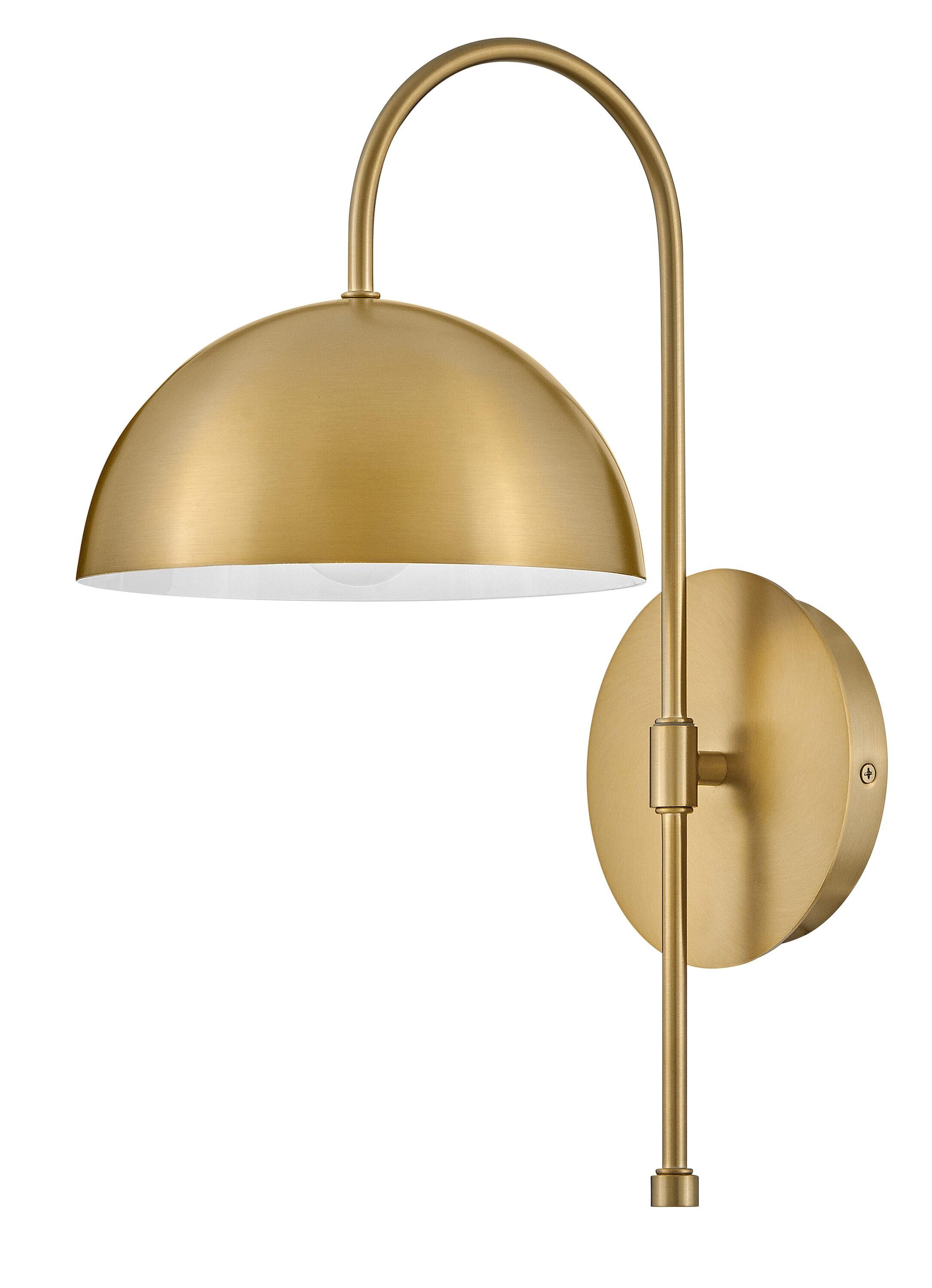 Lark Lou 1 - Light Sconce in  Lacquered Brass