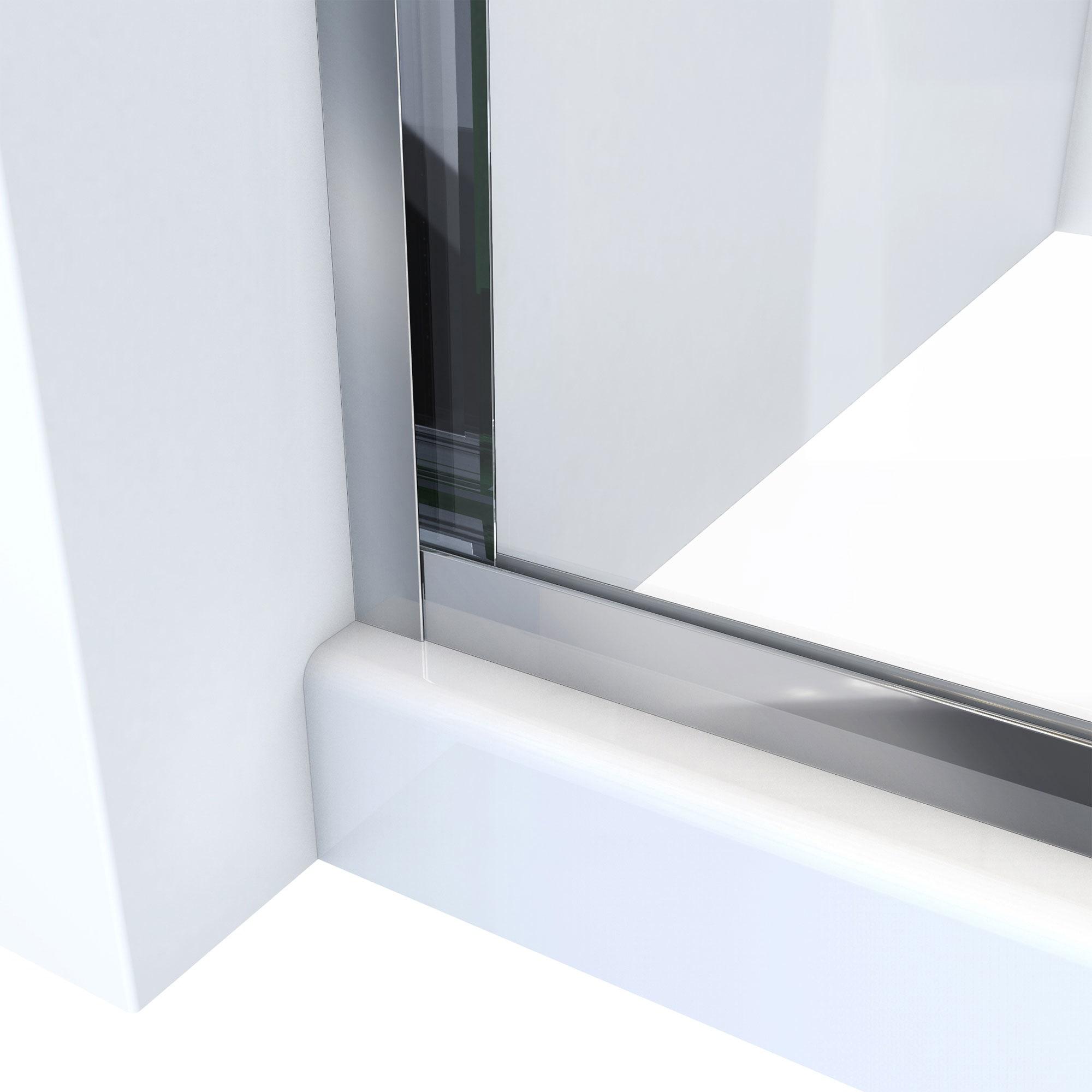 DreamLine Alliance Pro HV 56-60 in. W x 70 1/2 in. H Semi-Frameless Sliding Shower Door