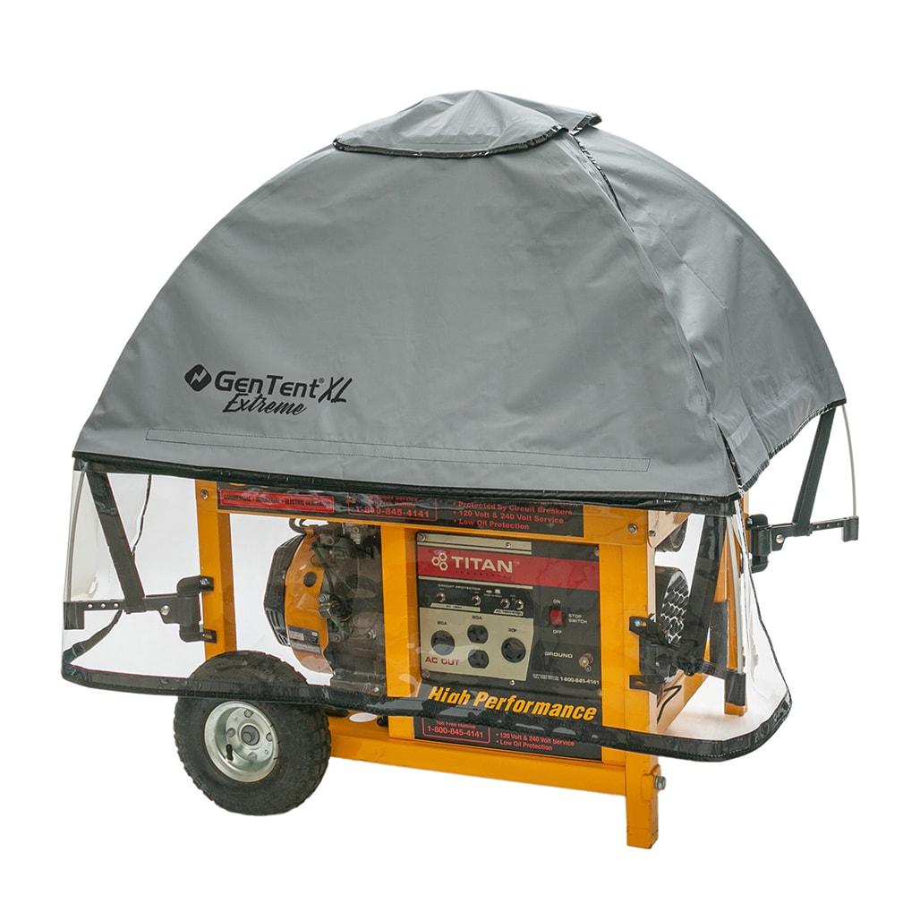 XL Generator Running Cover - Universal Kit (Extreme, Tan) - for Larger Open Frame Portable Generators
