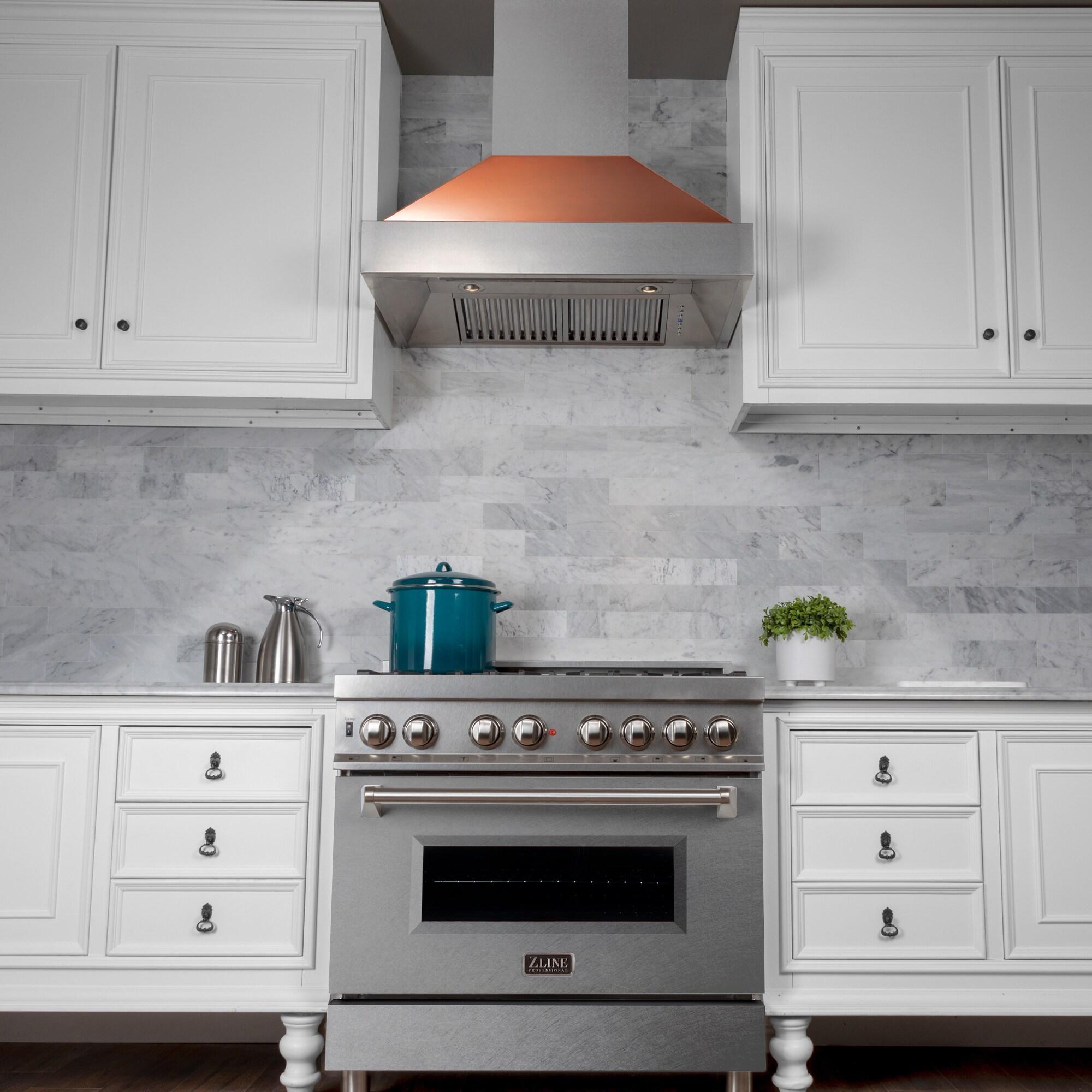 30" Fingerprint Resistant Stainless Steel Range Hood with Fingerprint Resistant Shell (8654SN-30)