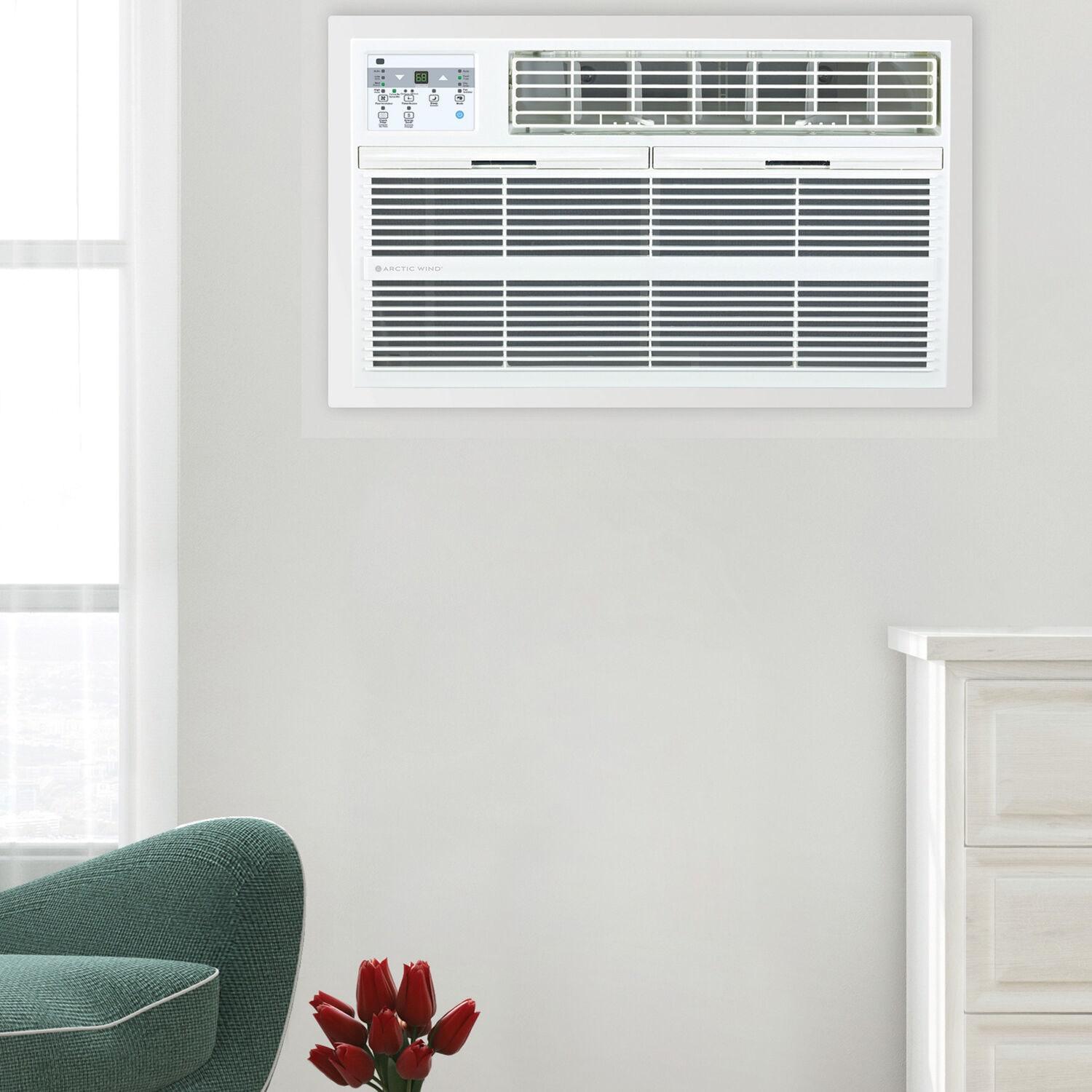 Arctic Wind 12000 BTU Through The Wall Air Conditioner for 550 Square Feet with Heater and Remote Included