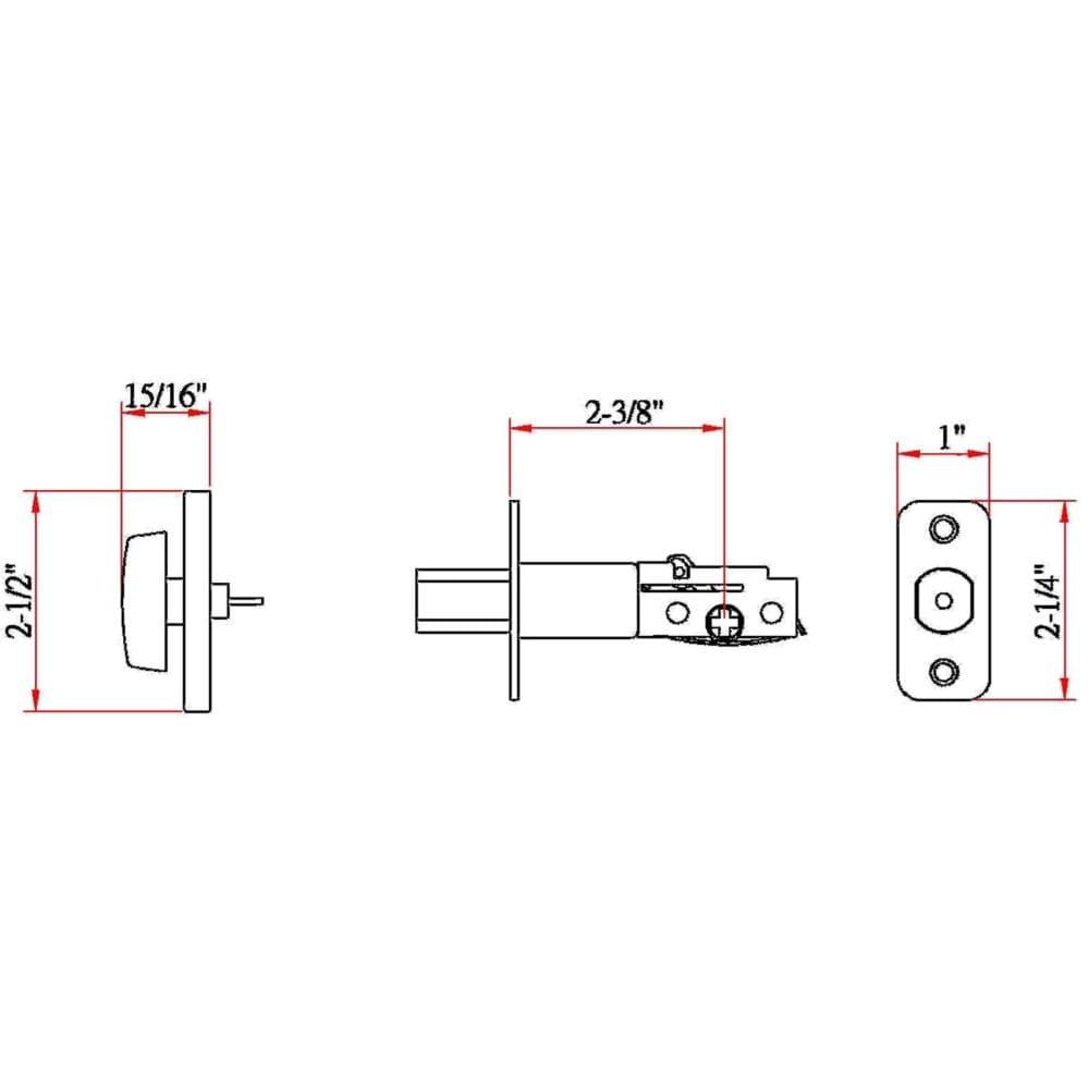 Single Cylinder Deadbolt