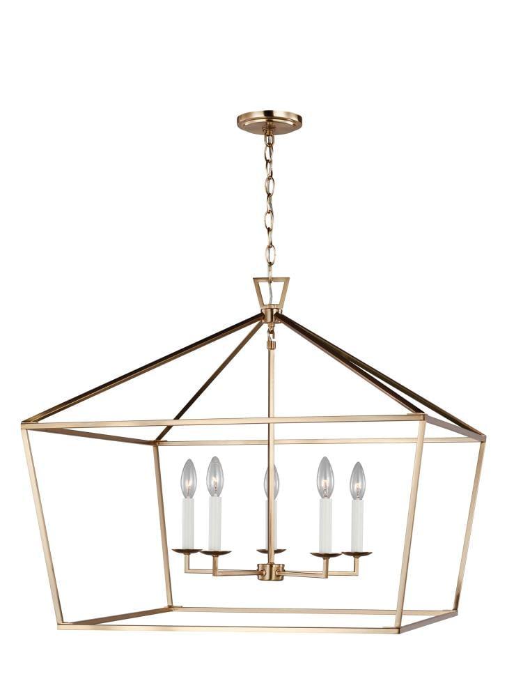 Gala Wide Pendant Light - Brass / 28"W