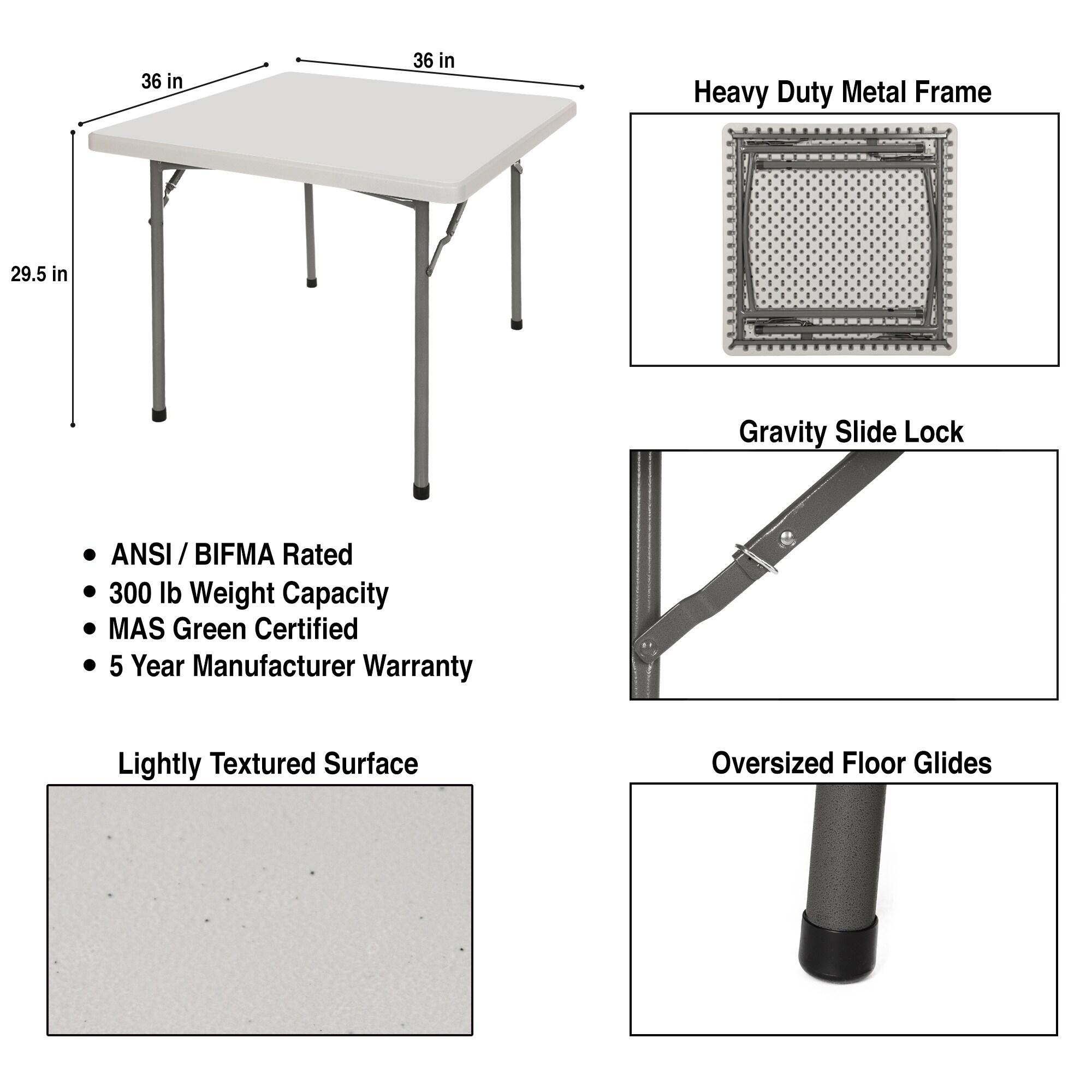 Hampden Furnishings 36'' Square Portable Card Table